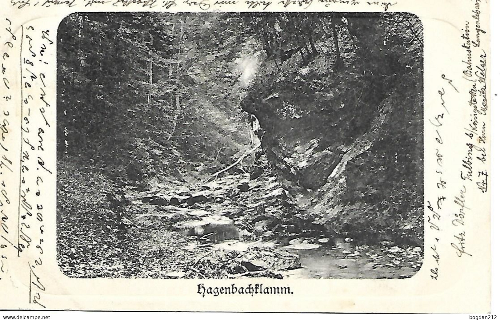 1903 - HAGENBACHKLAMM  St.Andra-Wordern , Gute Zustand, 2 Scan - Tulln