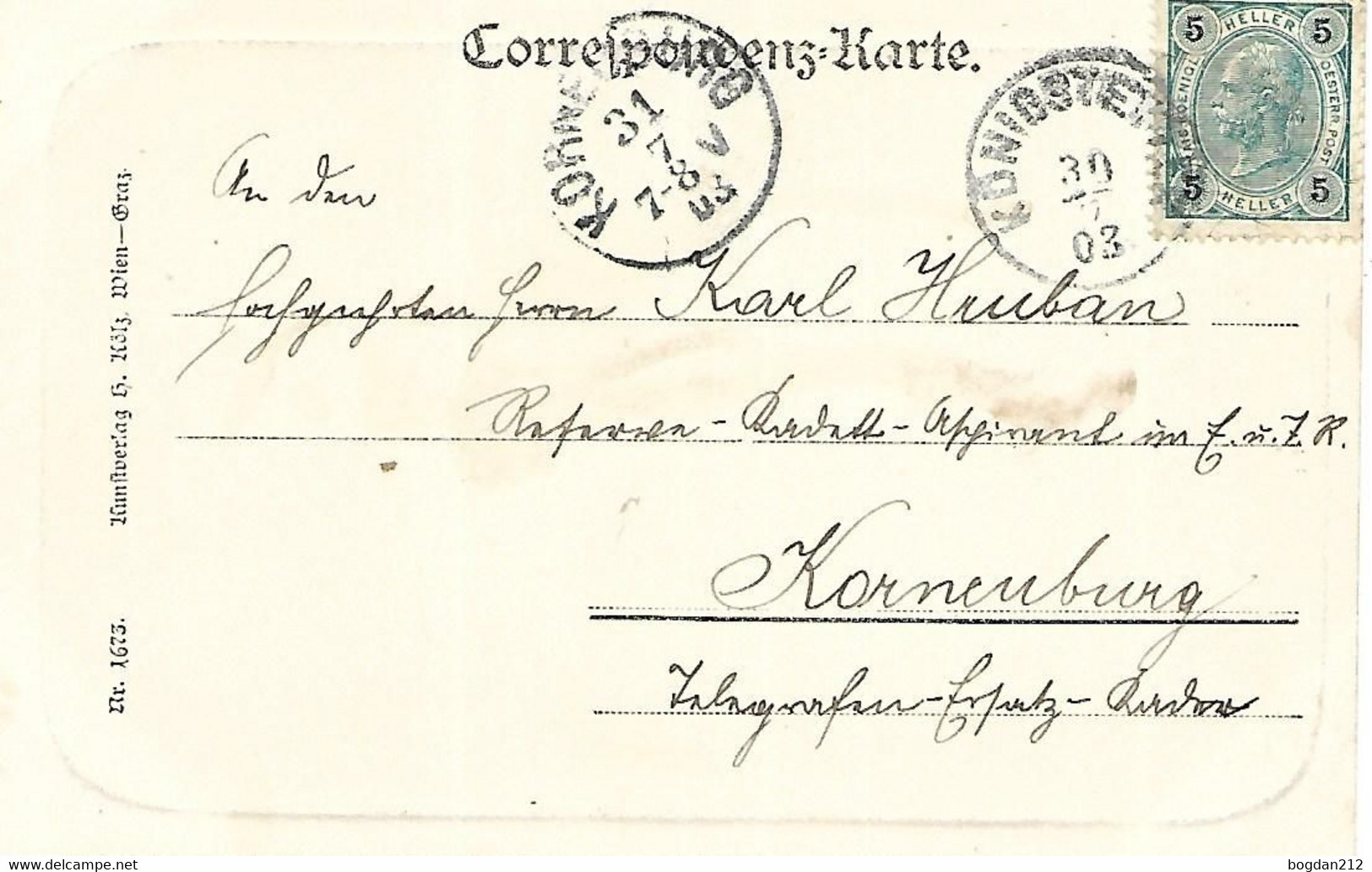 1903 - HAGENBACHKLAMM  St.Andra-Wordern , Gute Zustand, 2 Scan - Tulln