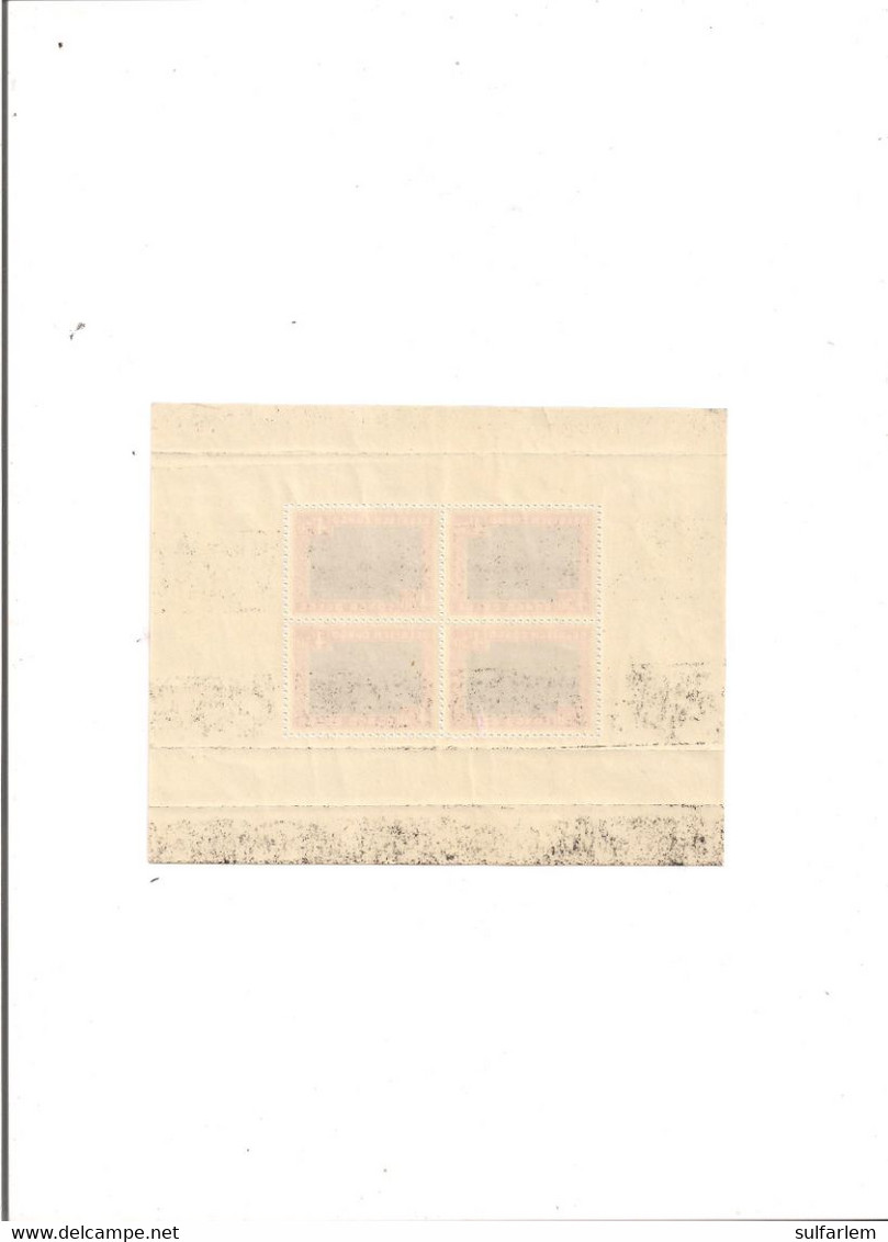 Congo Belge Bloc 1 Parcs Nationaux 1937 - Unused Stamps