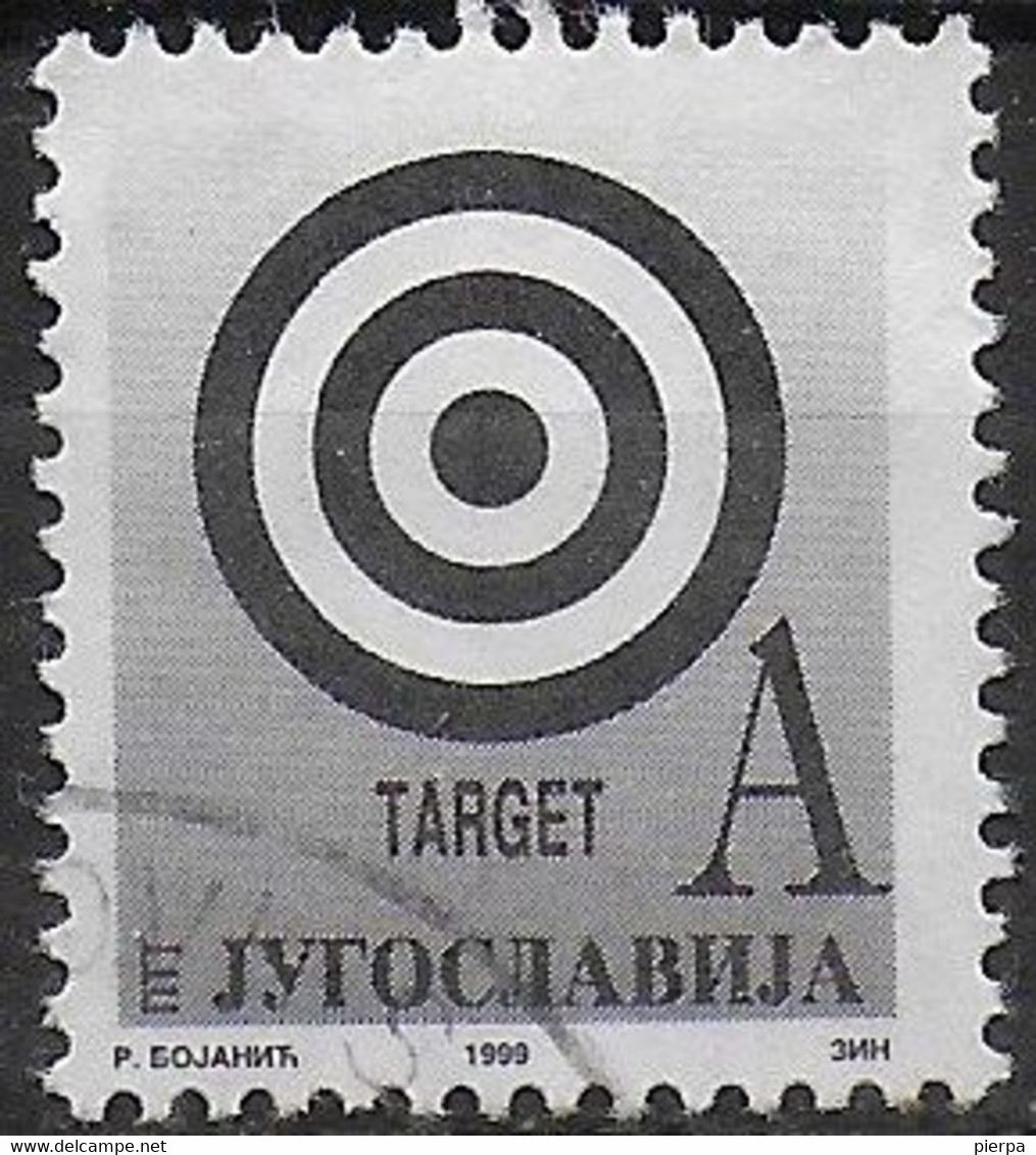 YUGOSLAVIA  -1999 - BERSAGLIO - USATO  (YVERT 2762 - MICHEL 2906) - Oblitérés