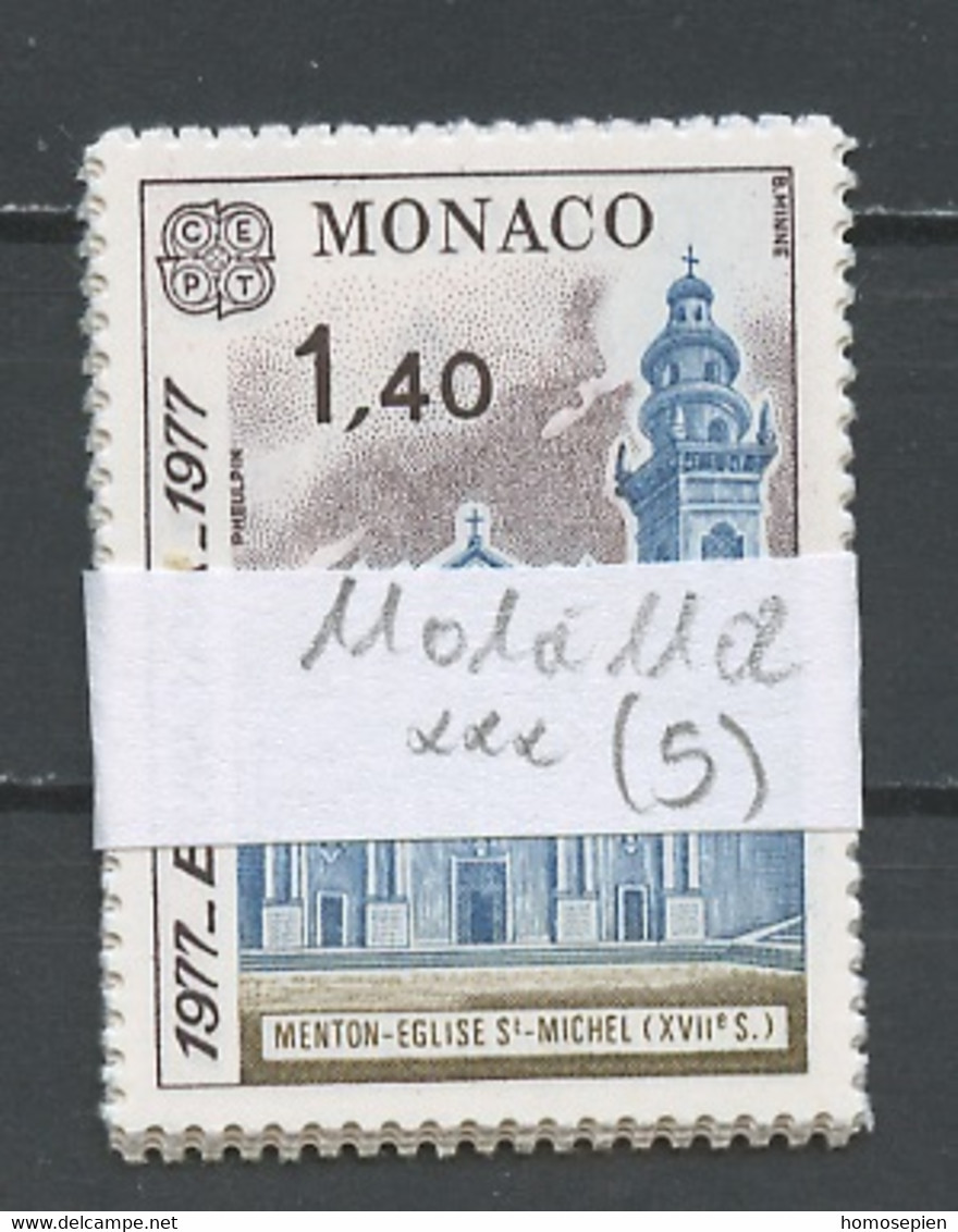 Monaco Lot 1977 Y&T N°1101 à 1102 - Michel N°1273 à 1274 *** - EUROPA - Lot De 5 Séries - Collections, Lots & Séries