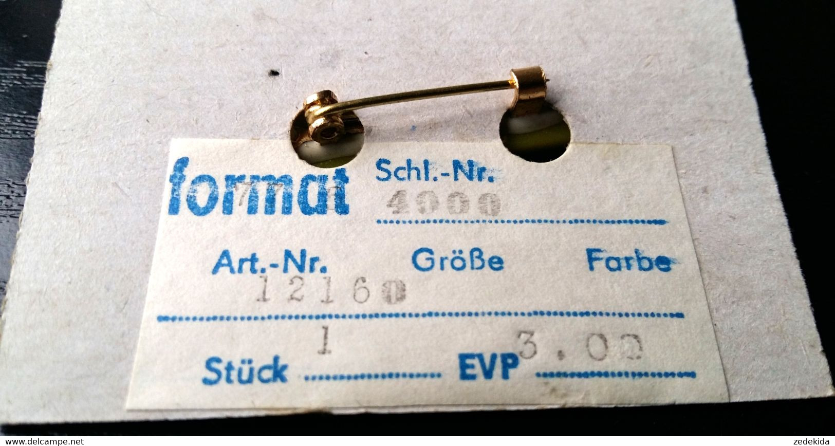 4522 - Orig. DDR Modeschmuck Spange Brosche - Format - Größere Mengen Erfragen - Autres & Non Classés