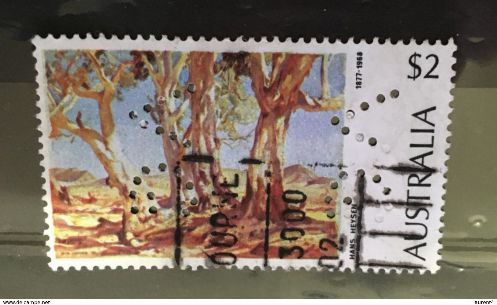 (stamps 24/2/2021)  Australia Stamps Used $ 2.00 - Perforés / Perfins - Perfins