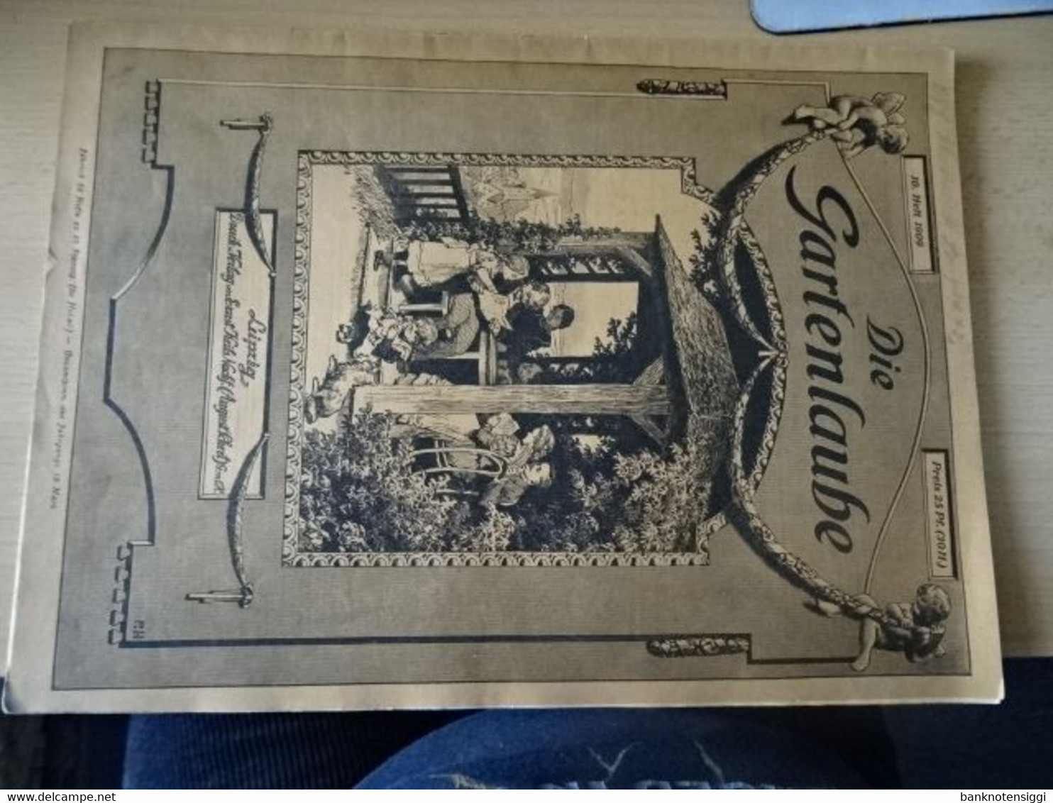 Alte Originale Zeitschrift "Die Gartenlaube Von 1909 - Mode