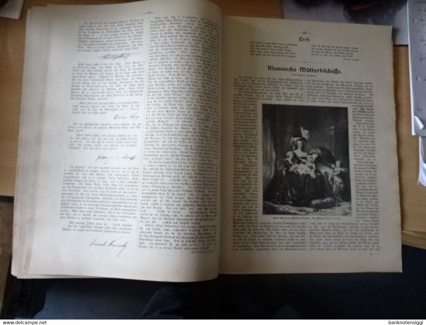 Alte originale Zeitschrift "Die gartenlaube von 1909