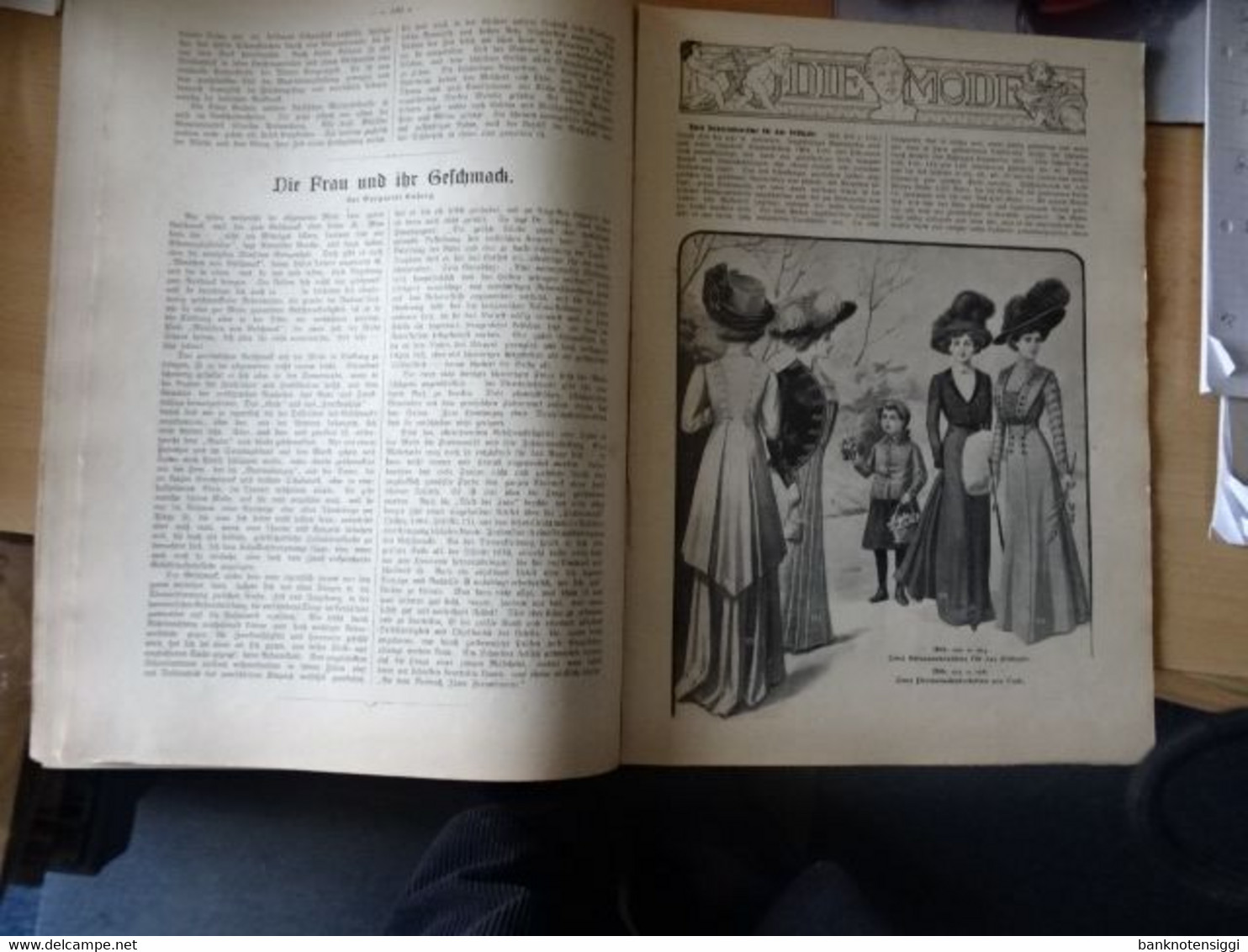 Alte originale Zeitschrift "Die gartenlaube von 1909