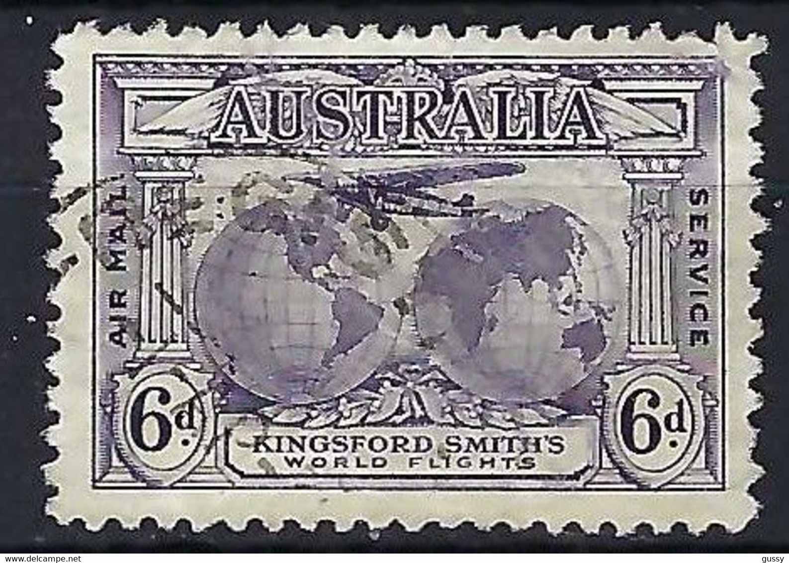 AUSTRALIE Poste Aérienne 1931: Le Y&T 3  Obl. - Used Stamps