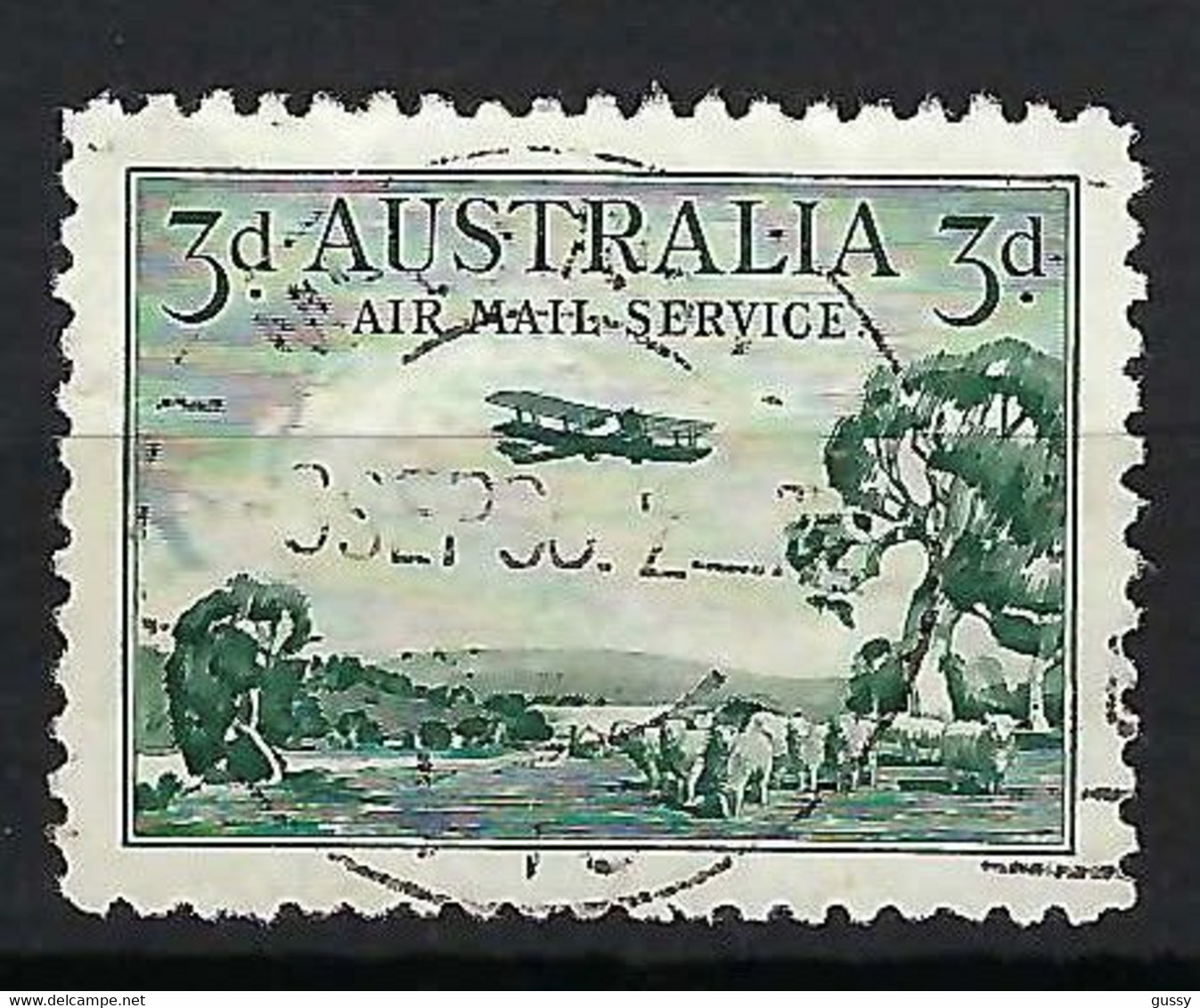 AUSTRALIE Poste Aérienne 1929: Le Y&T 2 Obl. - Used Stamps