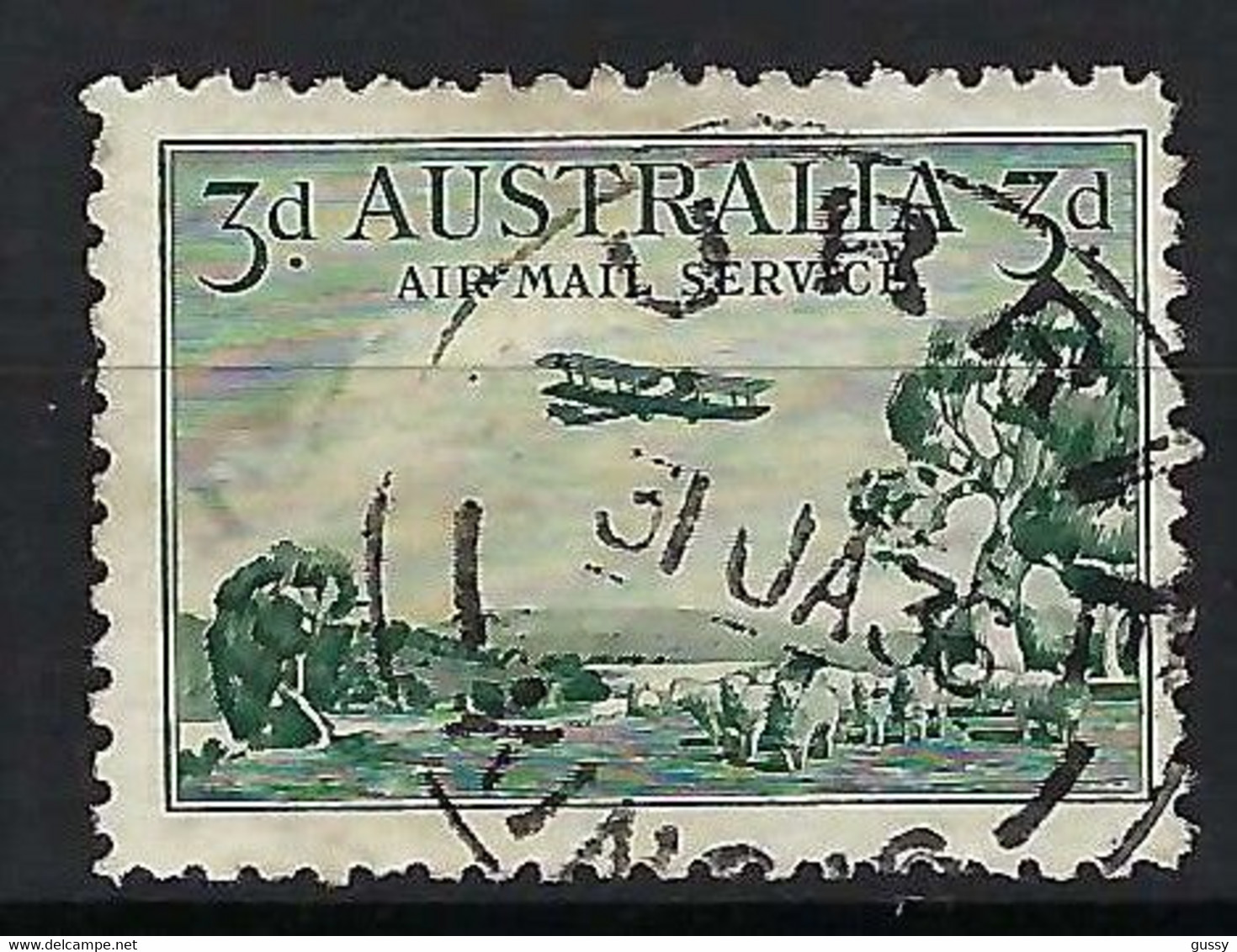 AUSTRALIE Poste Aérienne 1929: Le Y&T 2 Obl. - Used Stamps