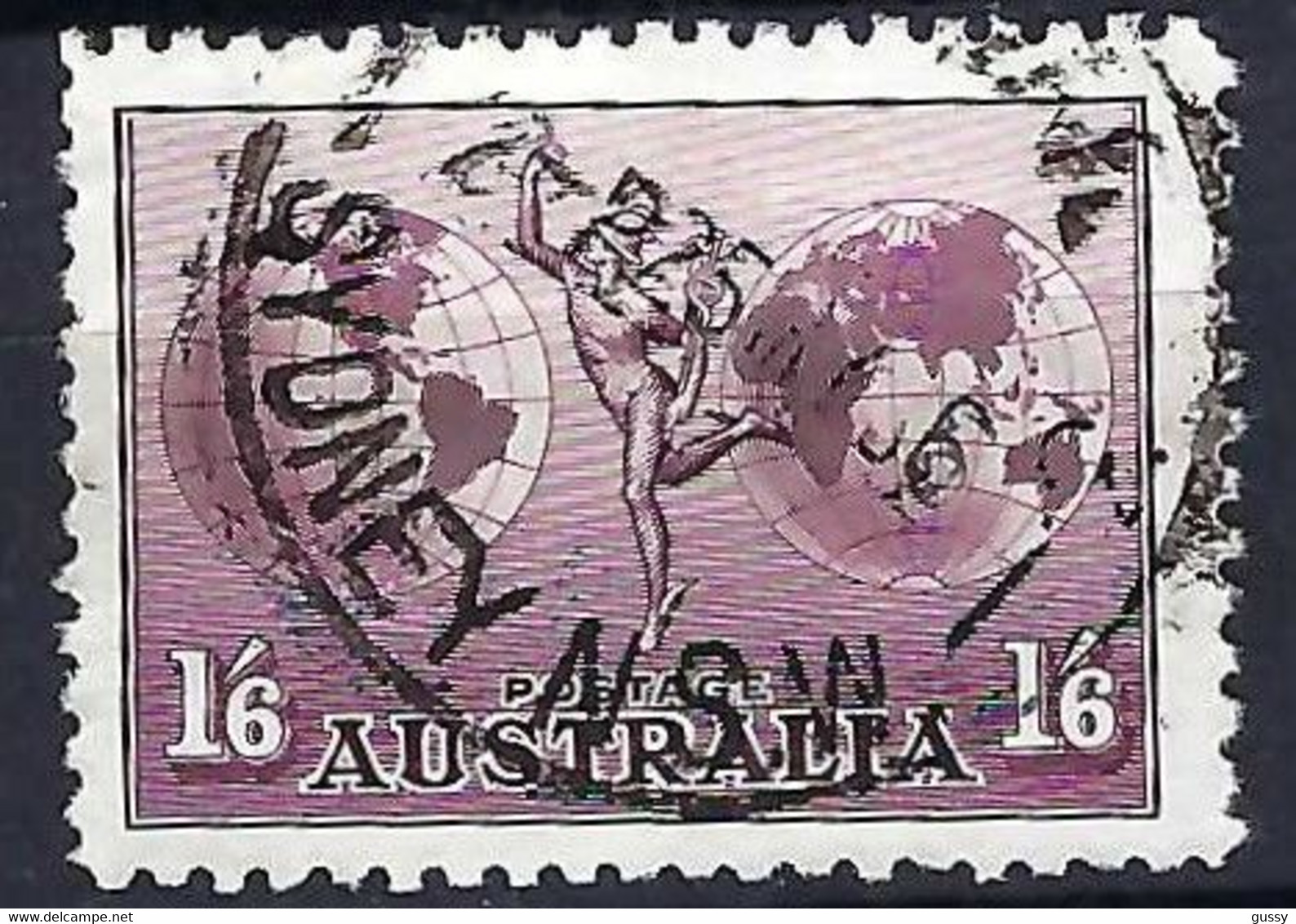 AUSTRALIE Poste Aérienne 1934: Le Y&T 5  Obl. - Used Stamps