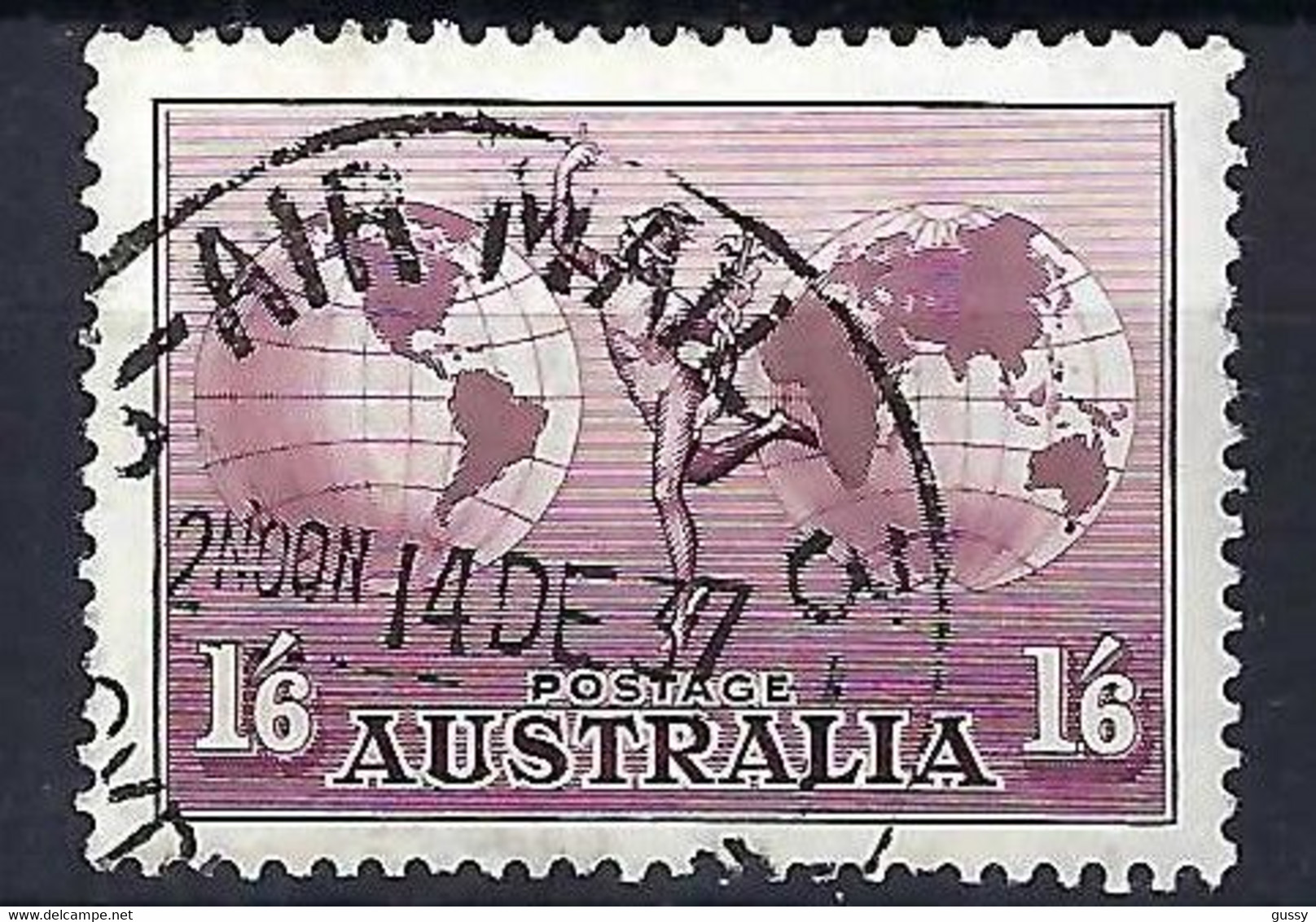 AUSTRALIE Poste Aérienne 1934: Le Y&T 5  Obl. - Used Stamps