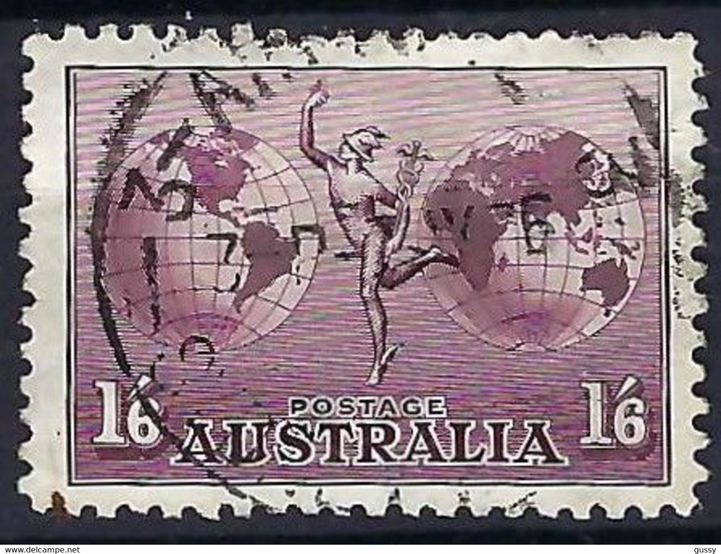 AUSTRALIE Poste Aérienne 1934: Le Y&T 5  Obl. - Used Stamps