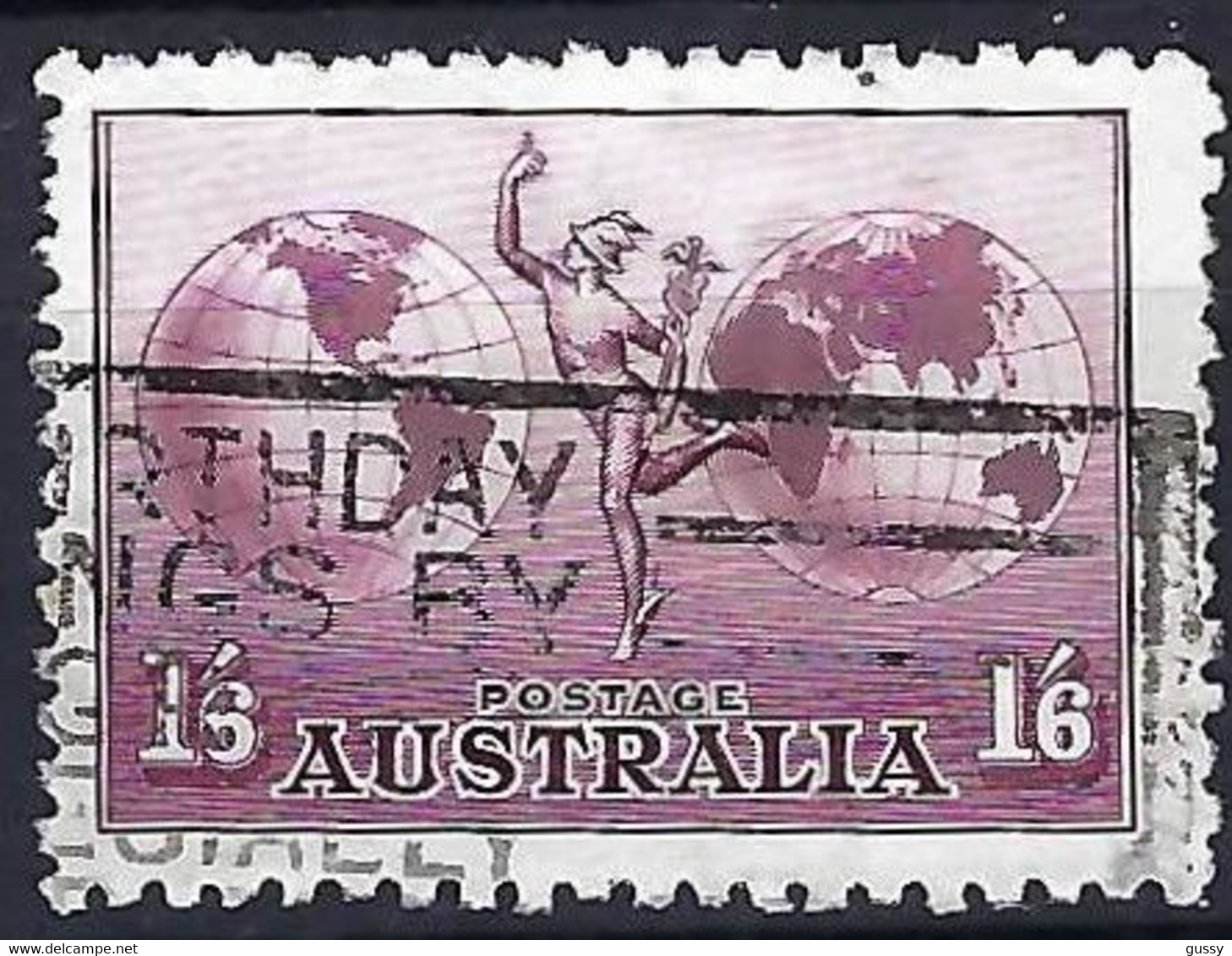 AUSTRALIE Poste Aérienne 1934: Le Y&T 5  Obl. - Used Stamps