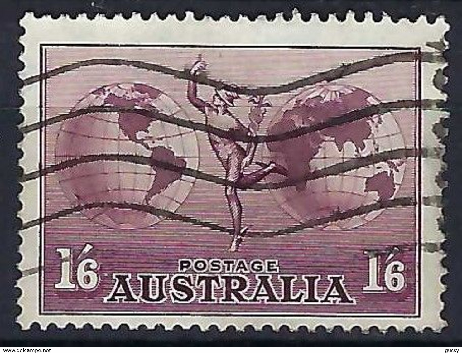 AUSTRALIE Poste Aérienne 1934: Le Y&T 5  Obl. - Usados