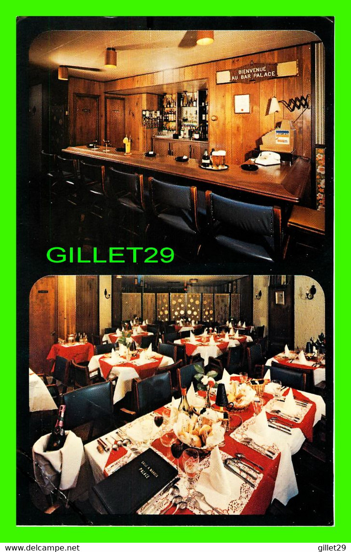 GRAND-MÈRE, QUÉBEC - 2 MULTIVUES DU RESTAURANT PALACE - CIRCULÉE EN 1986 - MONTREAL PHOTOGRAPHYE INC - - Trois-Rivières