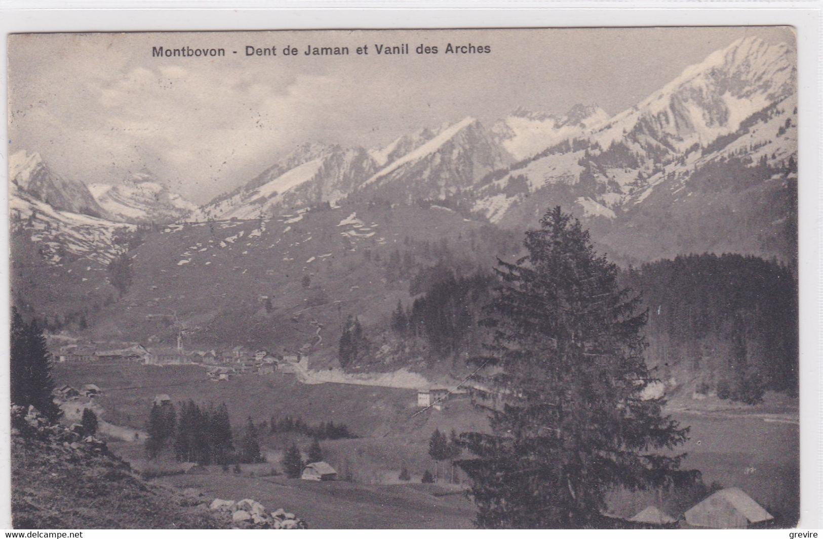 Montbovon, Dent De Jaman Et Vanil Des Arches, Avant Le Lac - Montbovon