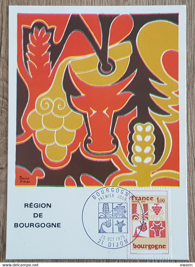 CM 1975 - YT N°1848 - BOURGOGNE - DIJON - 1970-1979