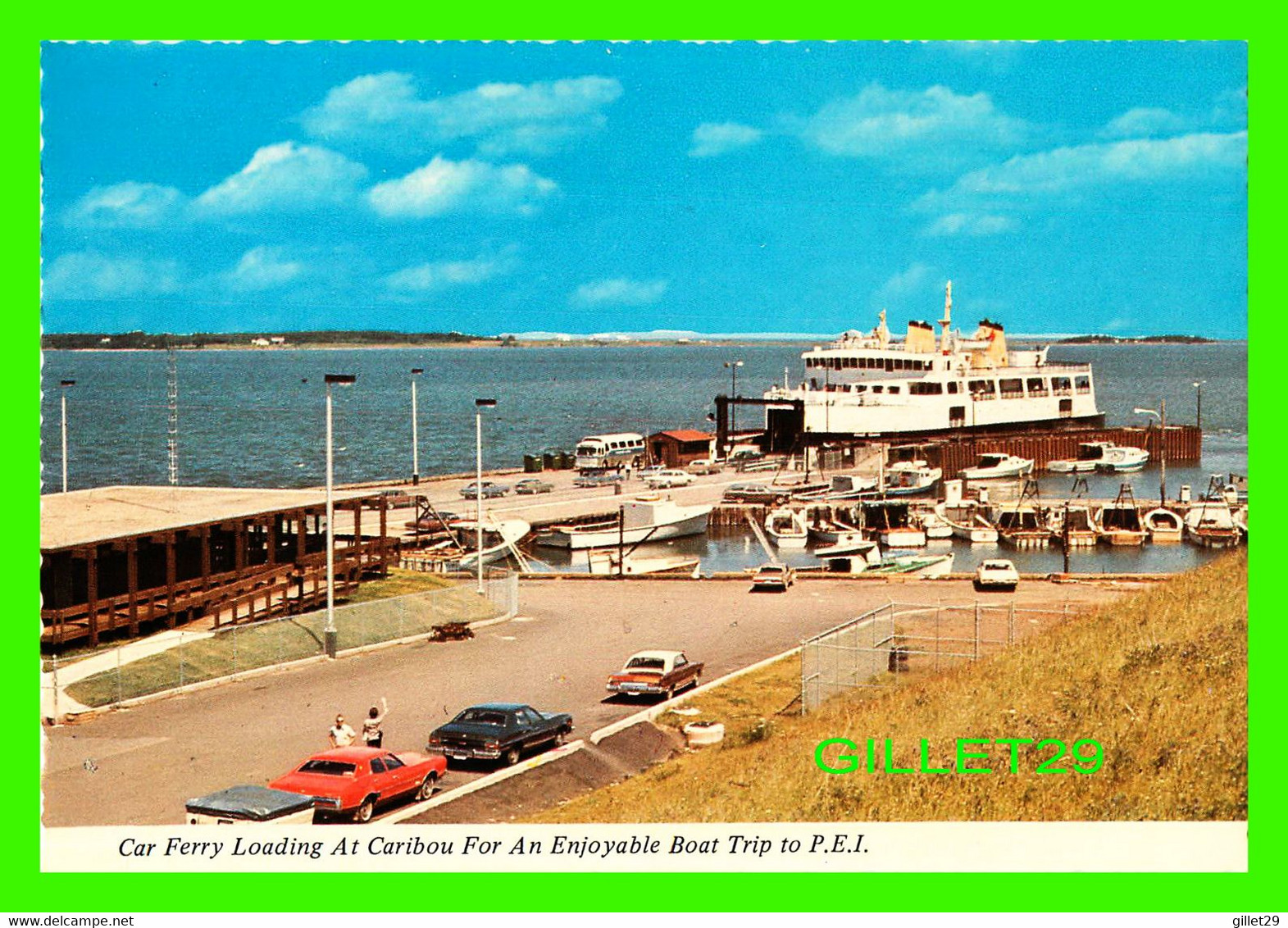 CARIBOU, P.E.I. - CAR FERRY LOADING FOR AN ENJOYABLE BOAT TRIP - ÉCRITE - - Sonstige & Ohne Zuordnung