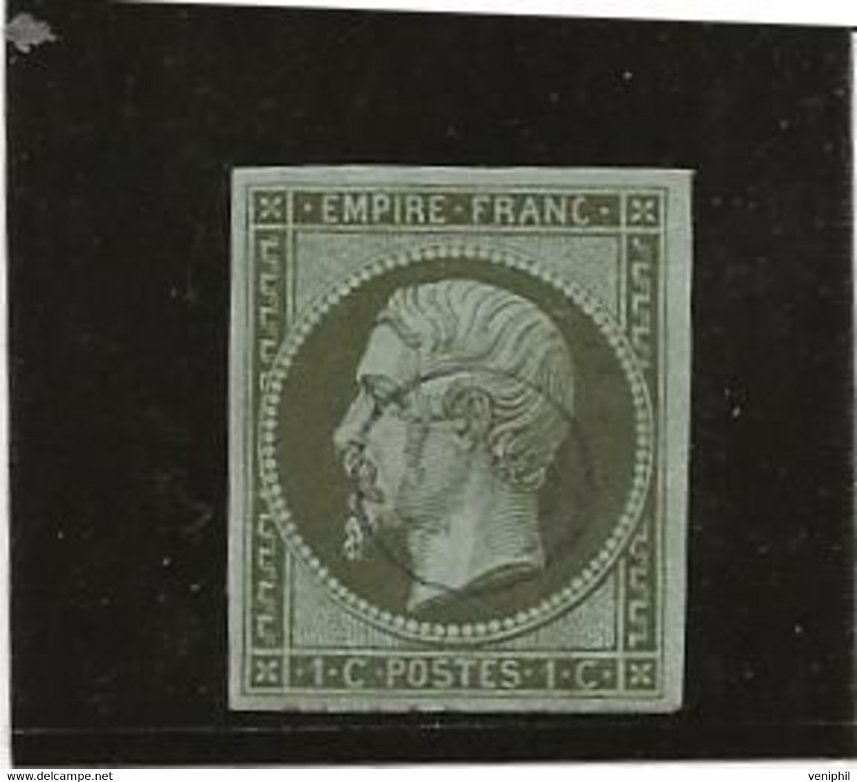 NAPOLEON III -EMPIRE NON DENTELE N°11 OBLITERE  TB - COTE : 90 € - 1853-1860 Napoléon III