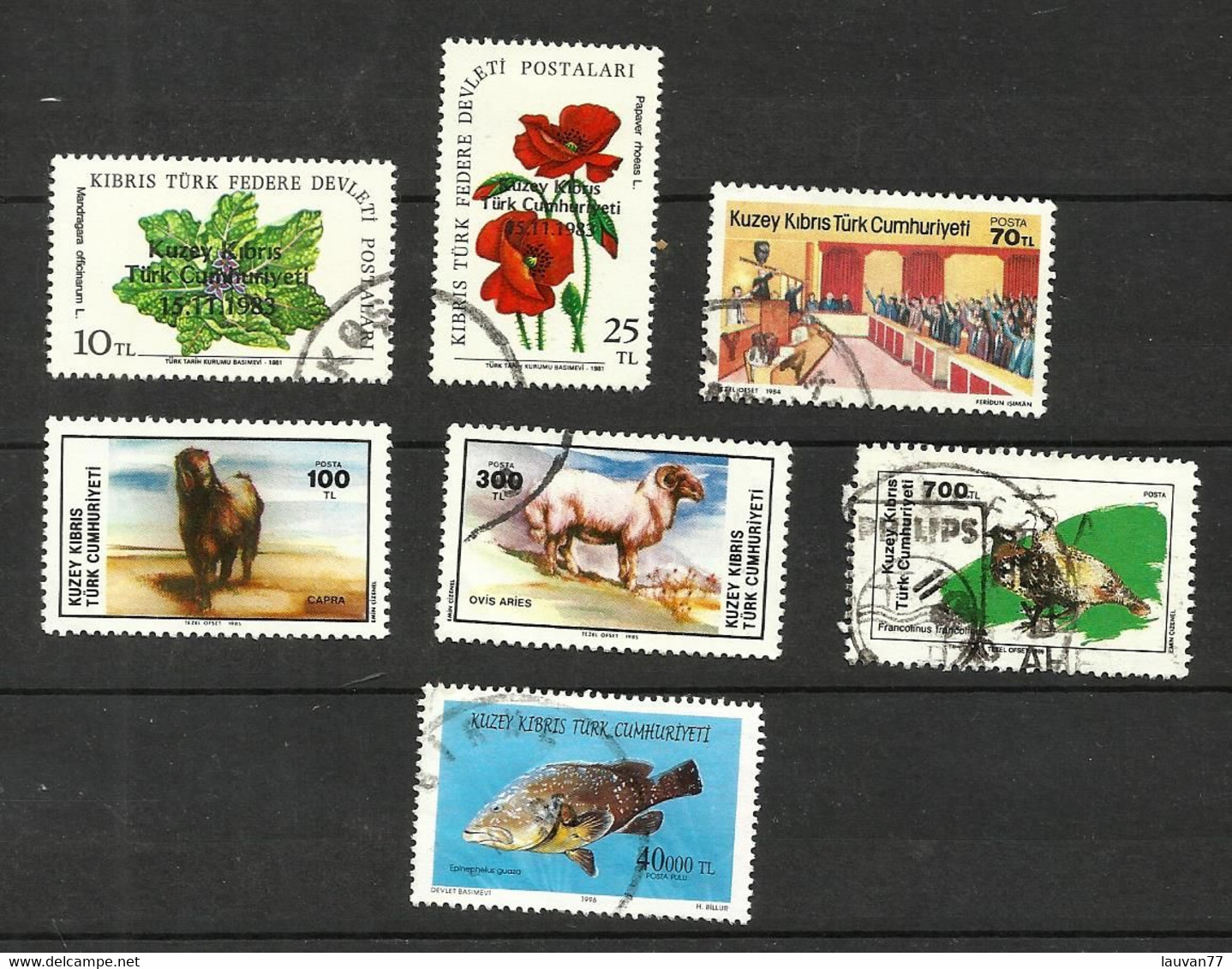 R.T.C.N N°123, 125, 139, 147, 149, 233, 391 Cote 7.25 Euros - Used Stamps