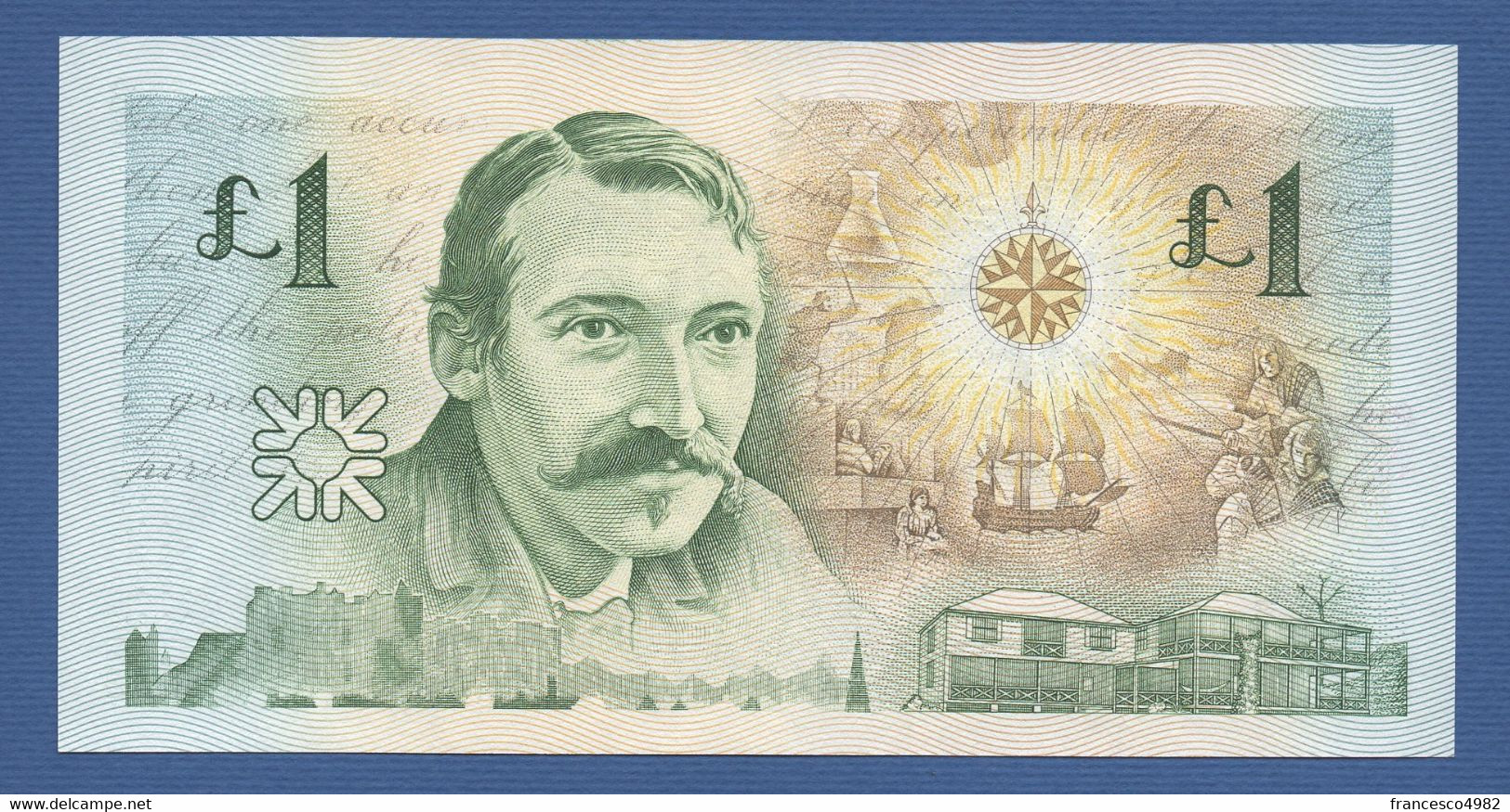 SCOTLAND - P.358 – 1 POUND 1994 - UNC - COMMEMORATIVE - Robert Louis Stevenson - 1 Pond