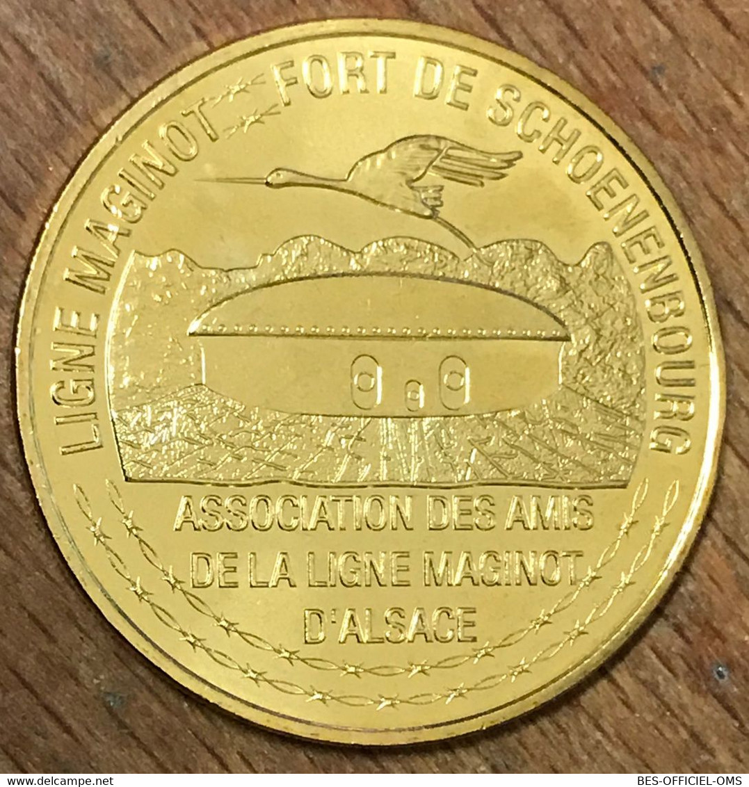 67 WISSENBOURG LIGNE MAGINOT FORT SCOENENBOURG MDP 2015 MÉDAILLE MONNAIE DE PARIS JETON TOURISTIQUE MEDALS COINS TOKENS - 2015