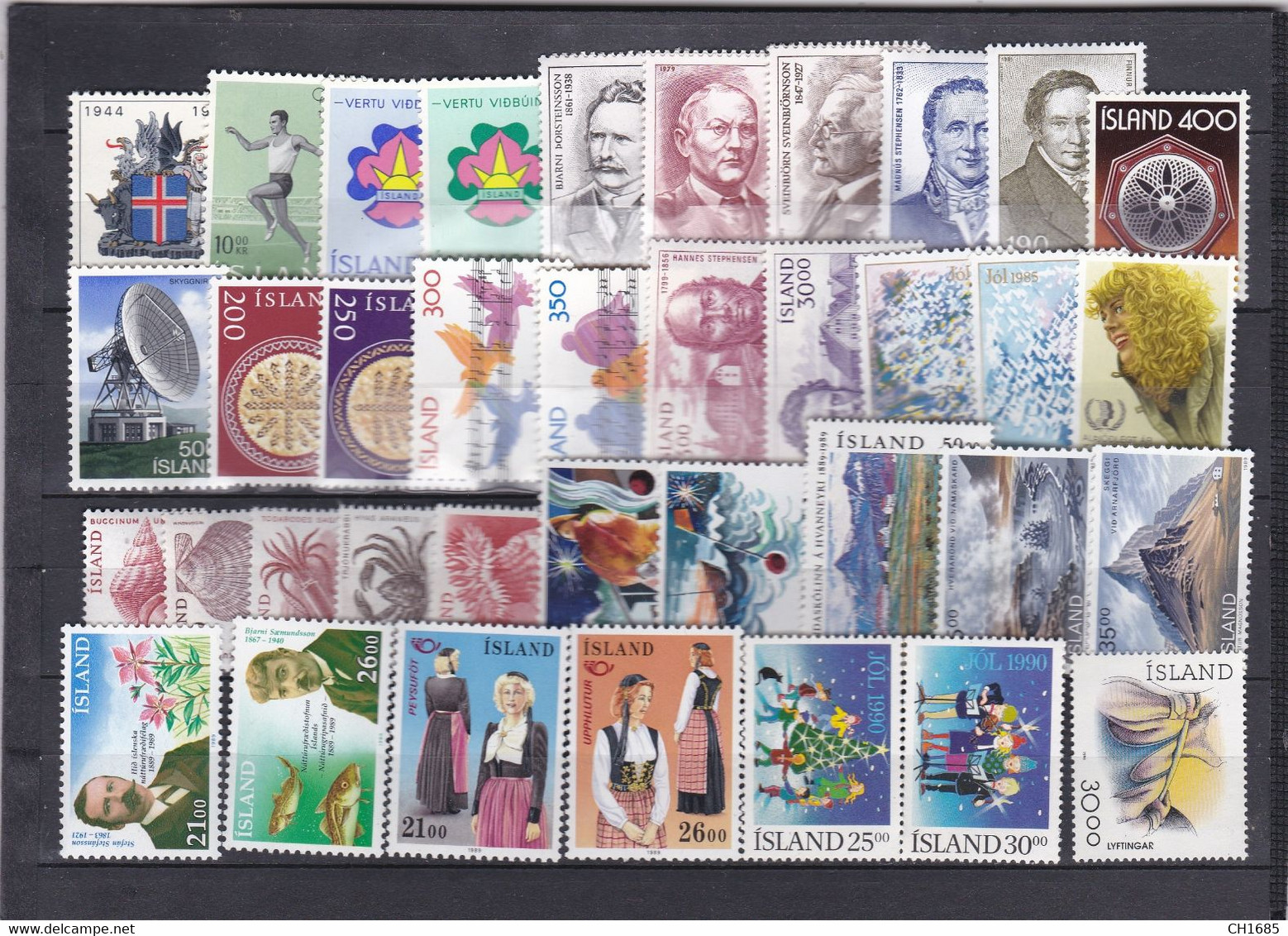 ISLANDE :  Lot De 37 Timbres Neuf XX  MNH  Entre 1964 Et 1990 Cote 48 € - Collections, Lots & Series