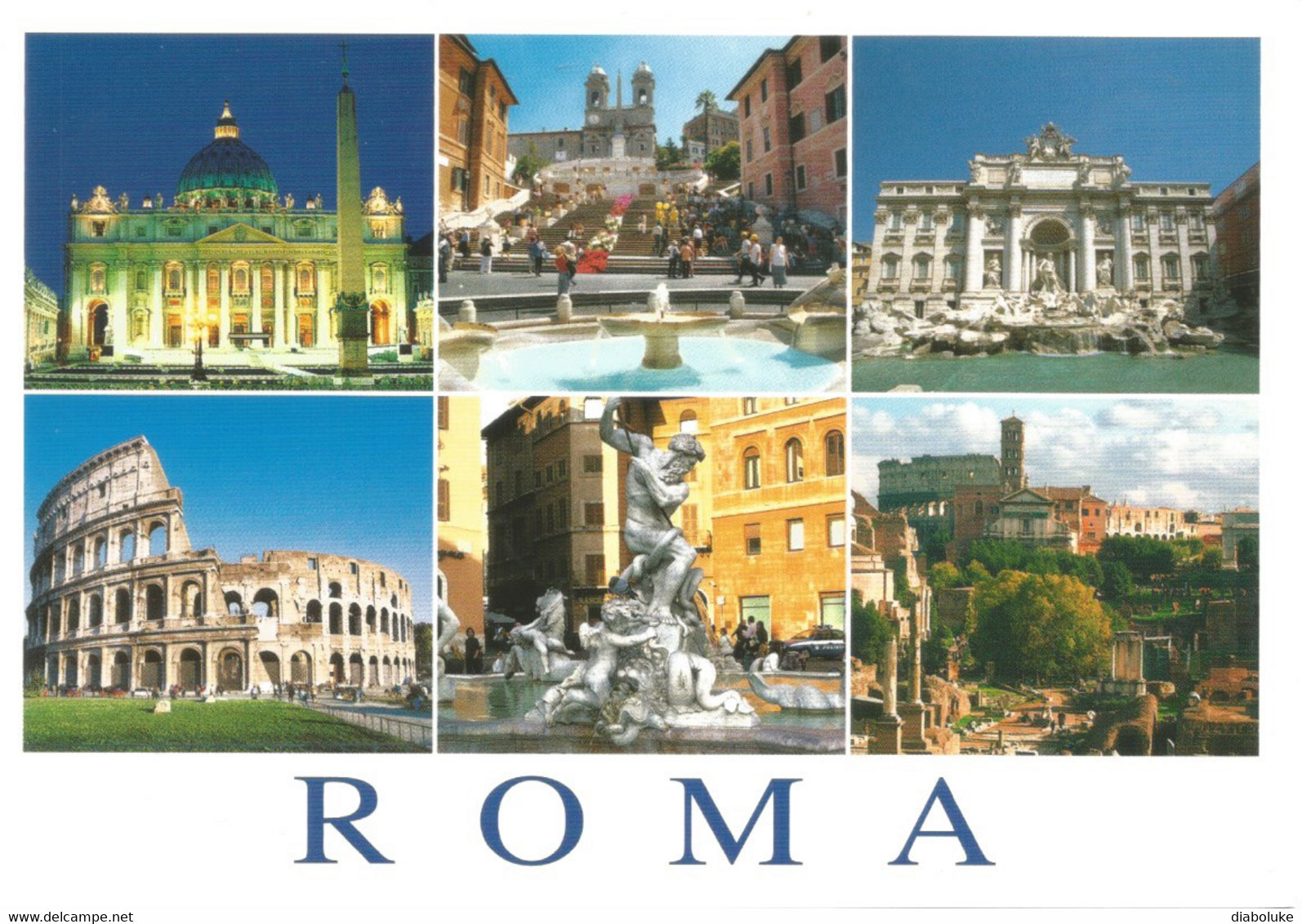 (LOTTO) ROMA, 68 CARTOLINE PANORAMICHE NUOVE, 69 NEW POSTCARDS - Colecciones & Lotes