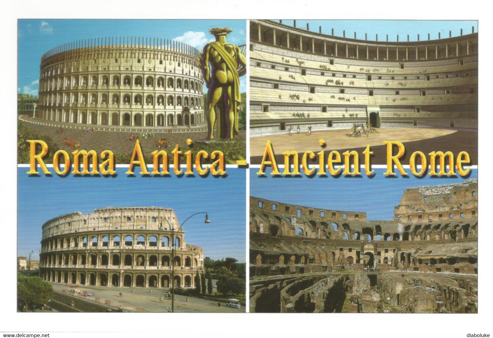 (LOTTO) ROMA, 68 CARTOLINE PANORAMICHE NUOVE, 69 NEW POSTCARDS