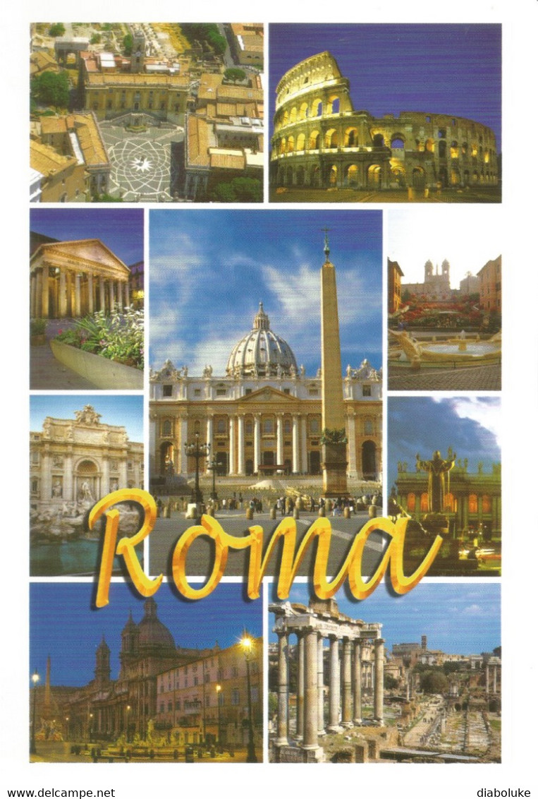 (LOTTO) ROMA, 68 CARTOLINE PANORAMICHE NUOVE, 69 NEW POSTCARDS