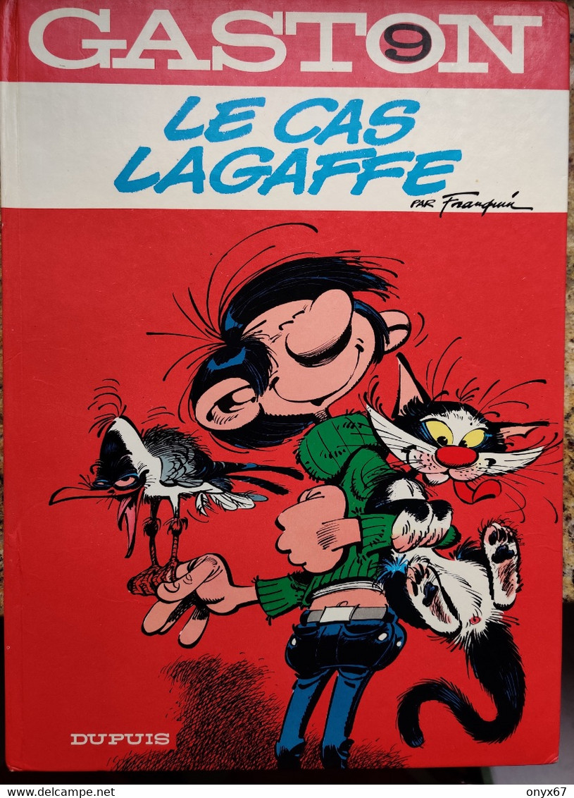 ALBUM BD GASTON N° 9 – LE CAS LAGAFFE - EDITION DUPUIS – JUIN 1980 - Franquin