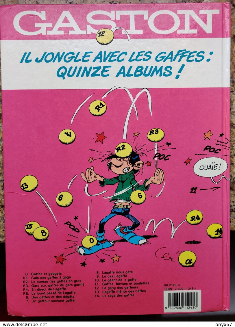 ALBUM BD GASTON N° 0 - GAFFES ET GADGETS - EDITION DUPUIS – JUIN 1991 - Franquin