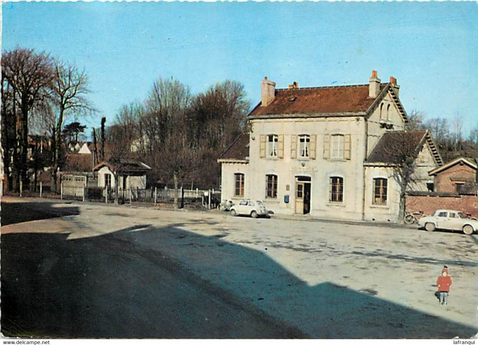 Gd Format:environ15cms X10cms -ref AA123- Pas De Calais - Aubigny En Artois - La Gare Chemin De Fer  - - Aubigny En Artois