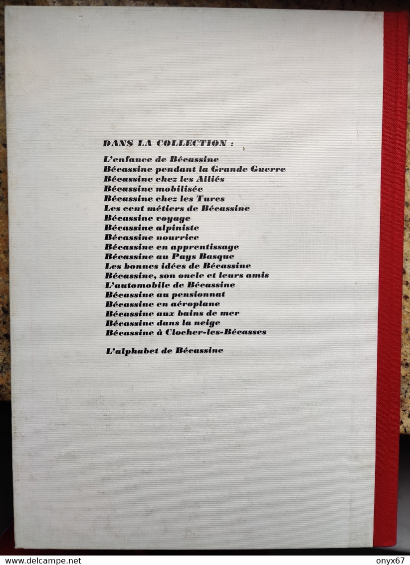 ALBUM BECASSINE - EN AÉROPLANE - EDITION  GAUTIER LANGUEREAU - 1980 - Bécassine