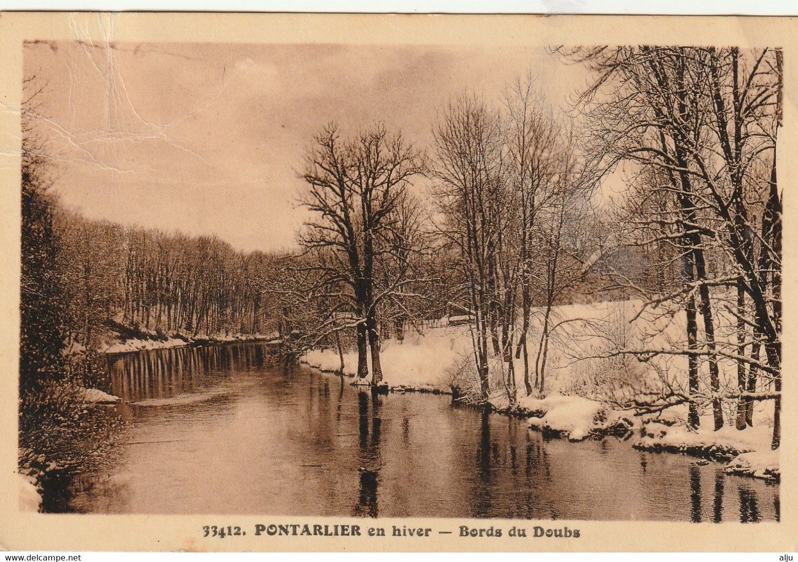 PONTARLIER (Doubs) Bords Du Doubs En Hiver - Pontarlier