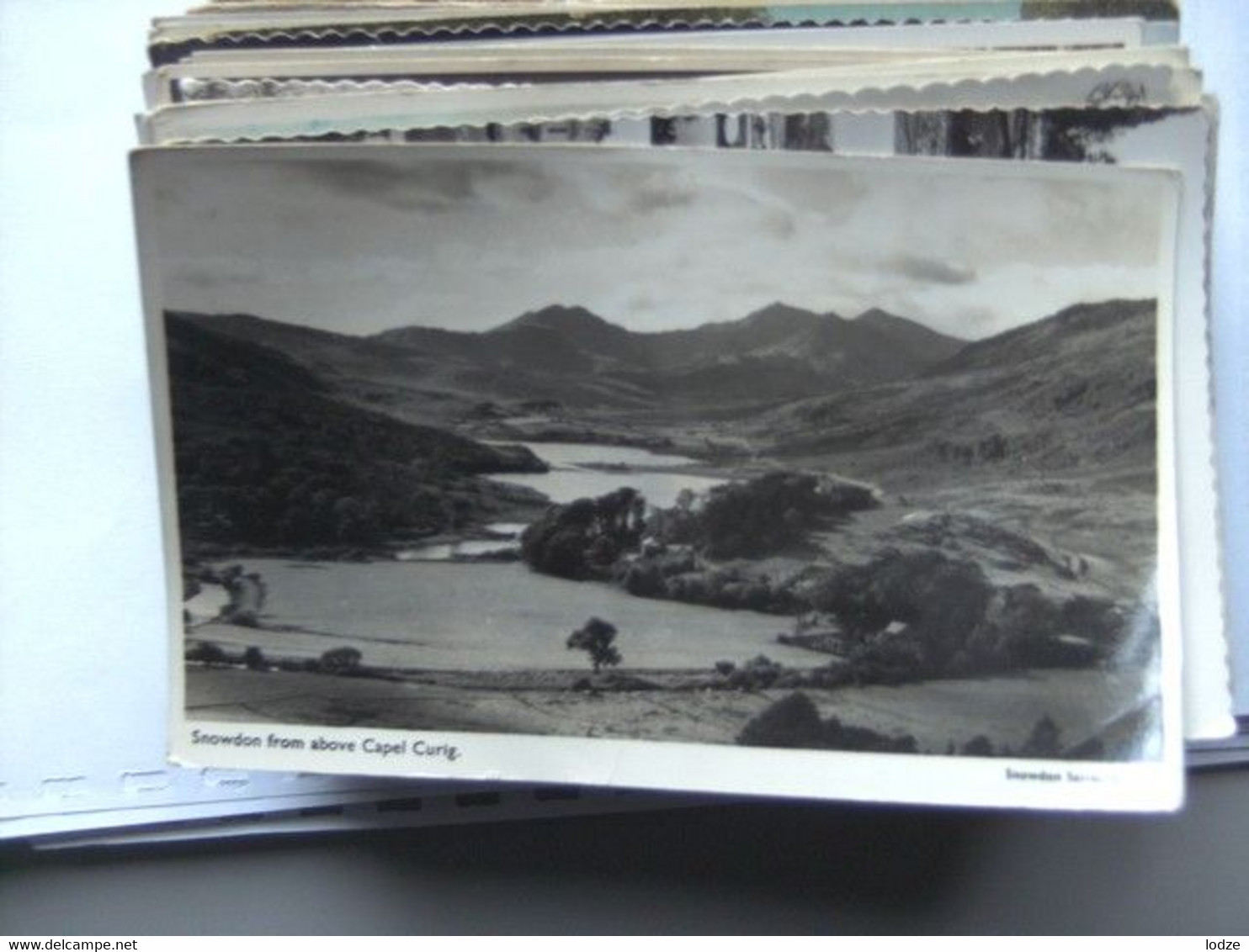 Wales Snowdon From Above Capel Curig - Unknown County