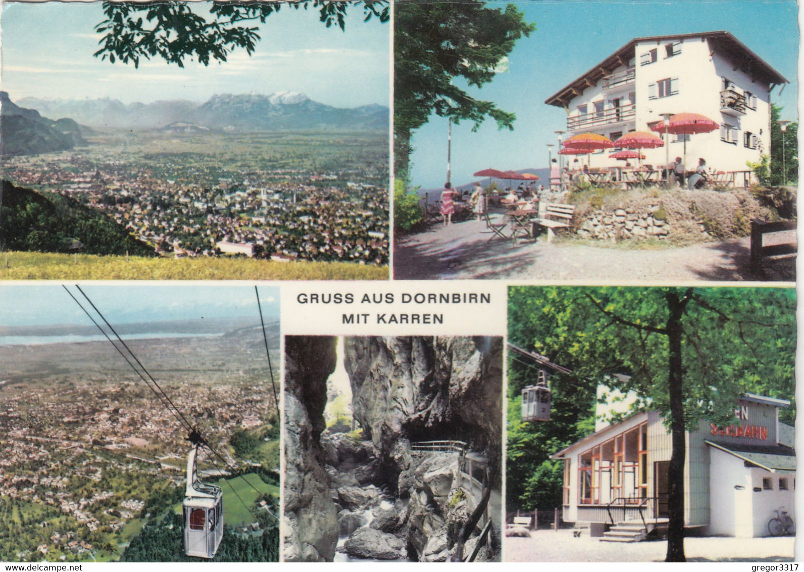 1247) Gruss Aus DORNBIRN Mit Karren - Haus Stadt Seilbahn - - Dornbirn