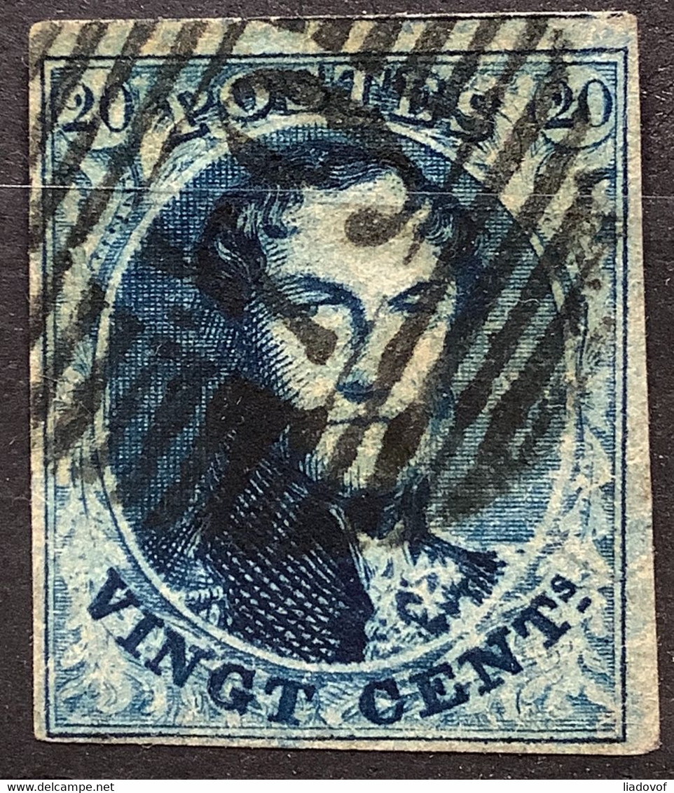 Medaillon 7 Gestempeld P64 JEMEPPE - 1851-1857 Médaillons (6/8)