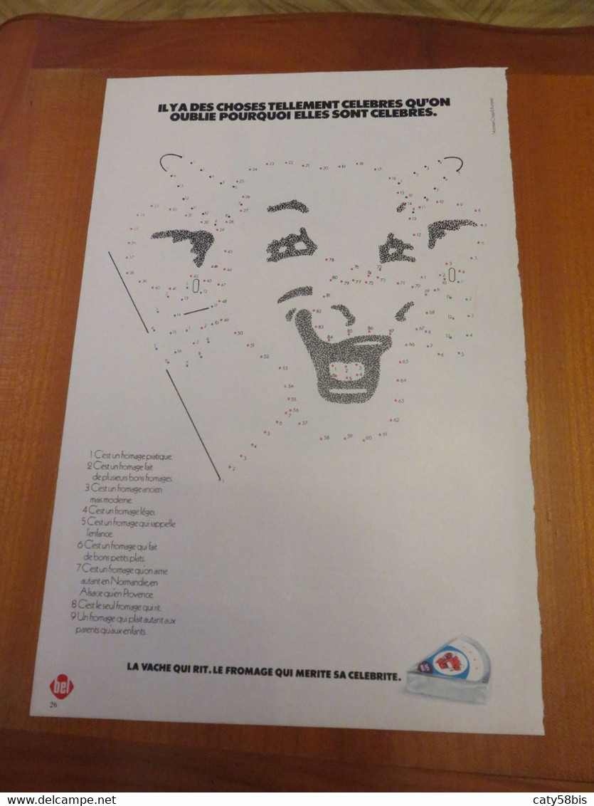 2 Publicité Pages Magazine Fromage La Vache Qui Rit (échange De Lot Possible) - Pubblicitari