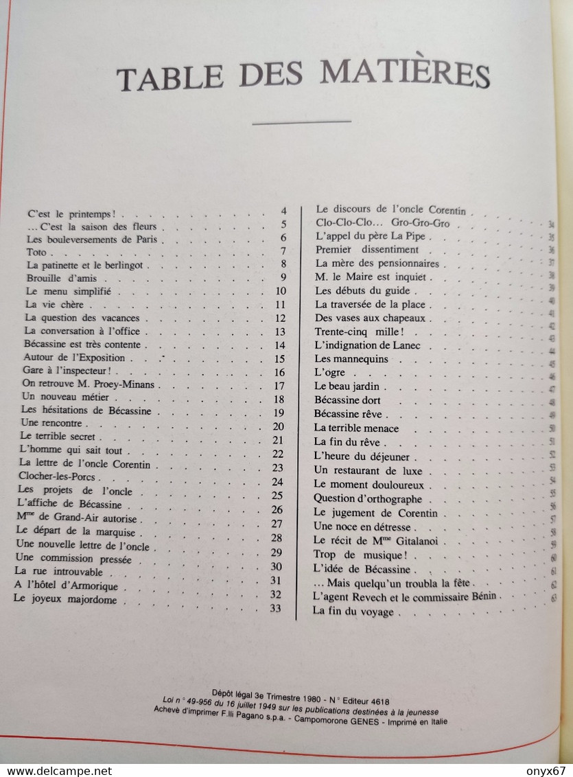 ALBUM BÉCASSINE - SON ONCLE ET LEURS AMIS - EDITION GAUTIER LANGUEREAU - 1980 - Bécassine