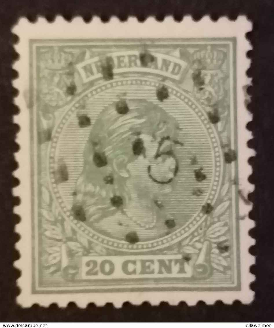 Nederland/Netherlands - Nr. 40a Met Puntstempel 5 - Altri & Non Classificati