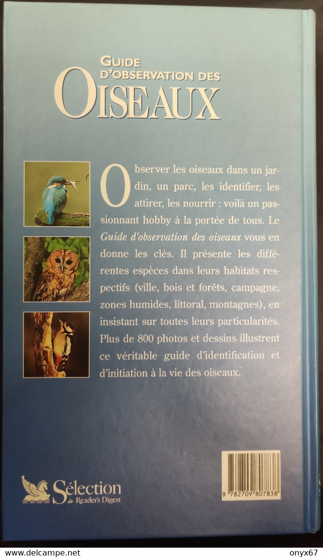 GUIDE D'OBSERVATION DES OISEAUX Dont Pigeon-Tourterelle-Hibou-Chouette-Canard-Poule-Pingouin .... - Wissenschaft