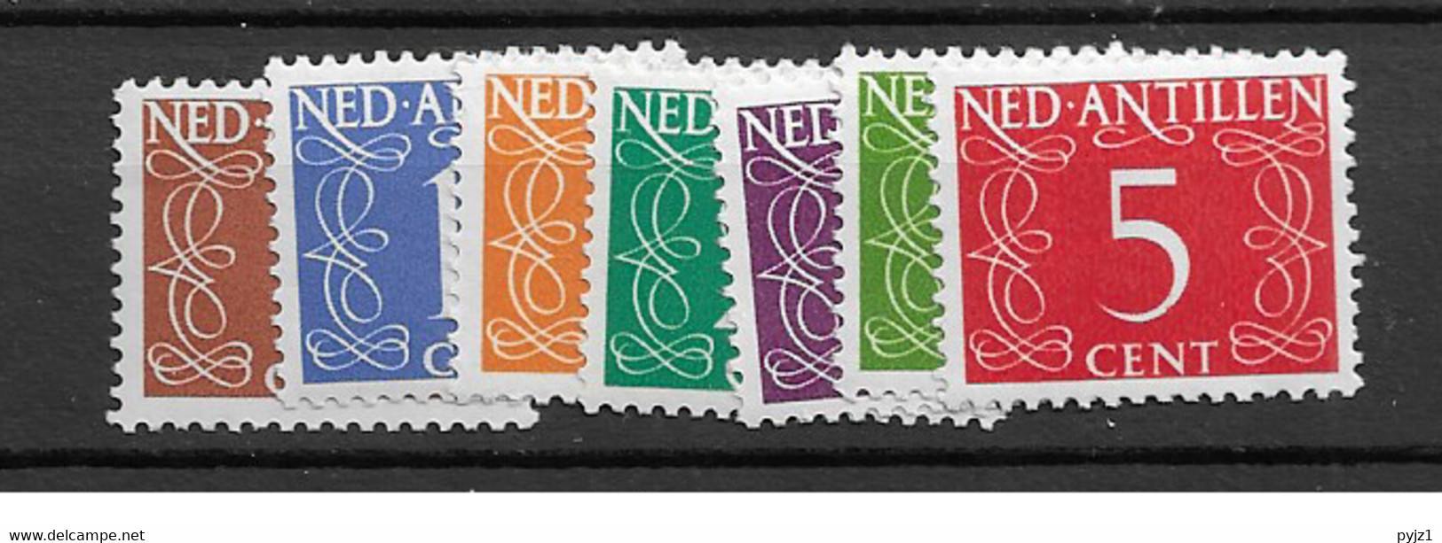 1950 MNH Nederlandse Antillen  NVPH 211-17 - Niederländische Antillen, Curaçao, Aruba