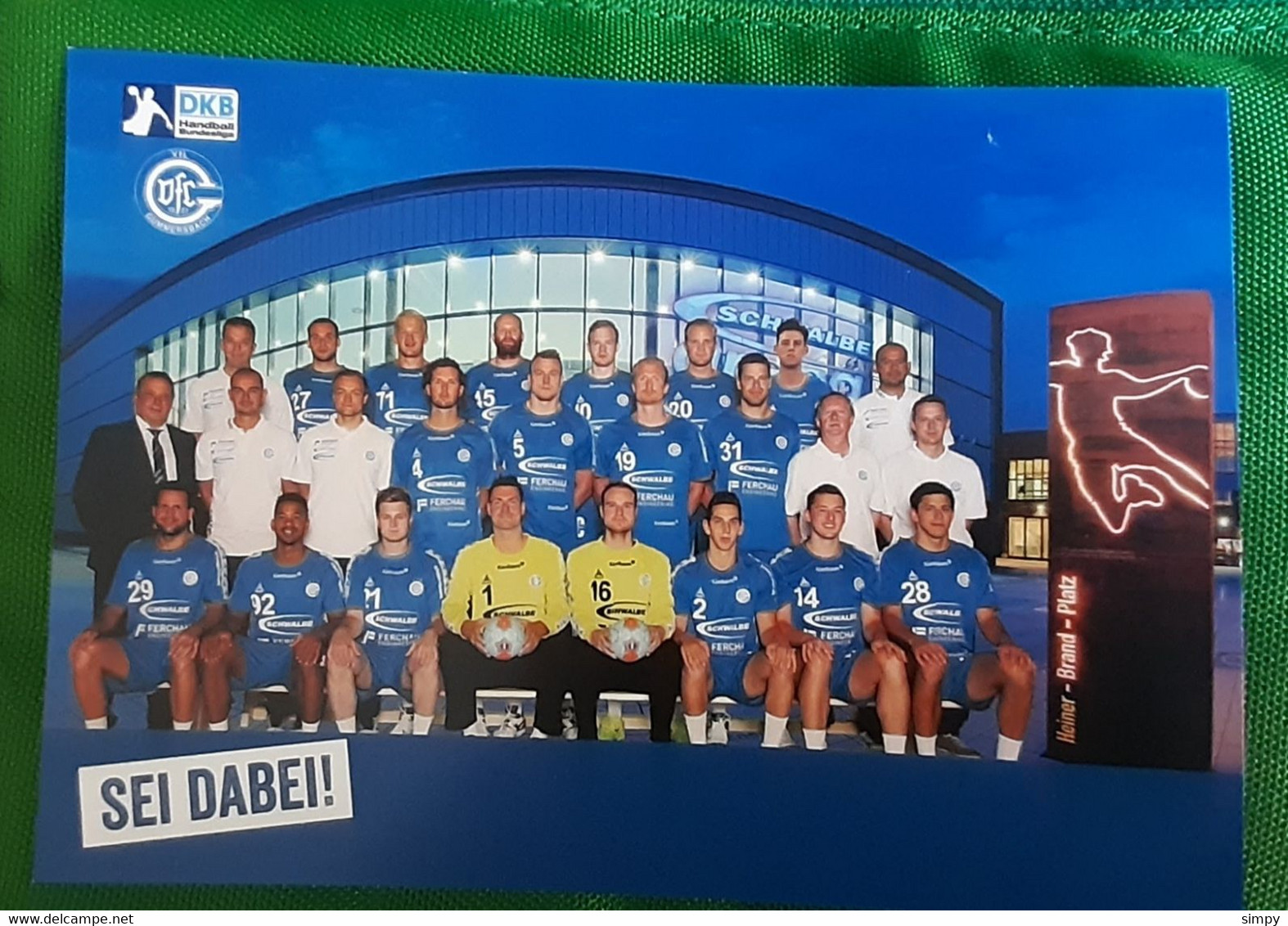 Handball Card Handball Club VFL GUMMERSBACH 2014/2015  Germany - Handball