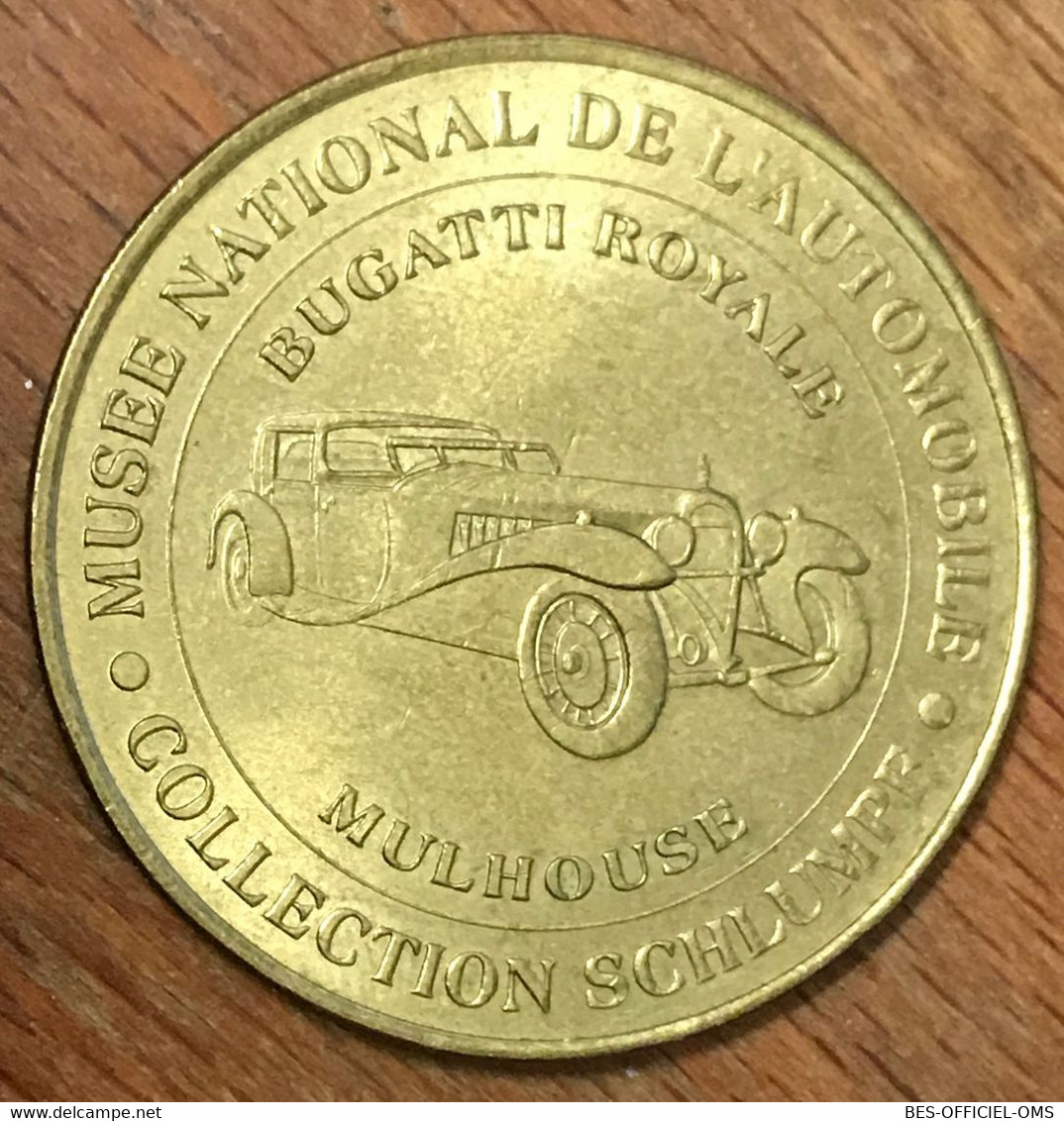 68 MULHOUSE CITÉ DE L'AUTOMOBILE BUGATTI ROYALE MDP 2002 MÉDAILLE MONNAIE DE PARIS JETON TOURISTIQUE MEDALS COINS TOKENS - 2002