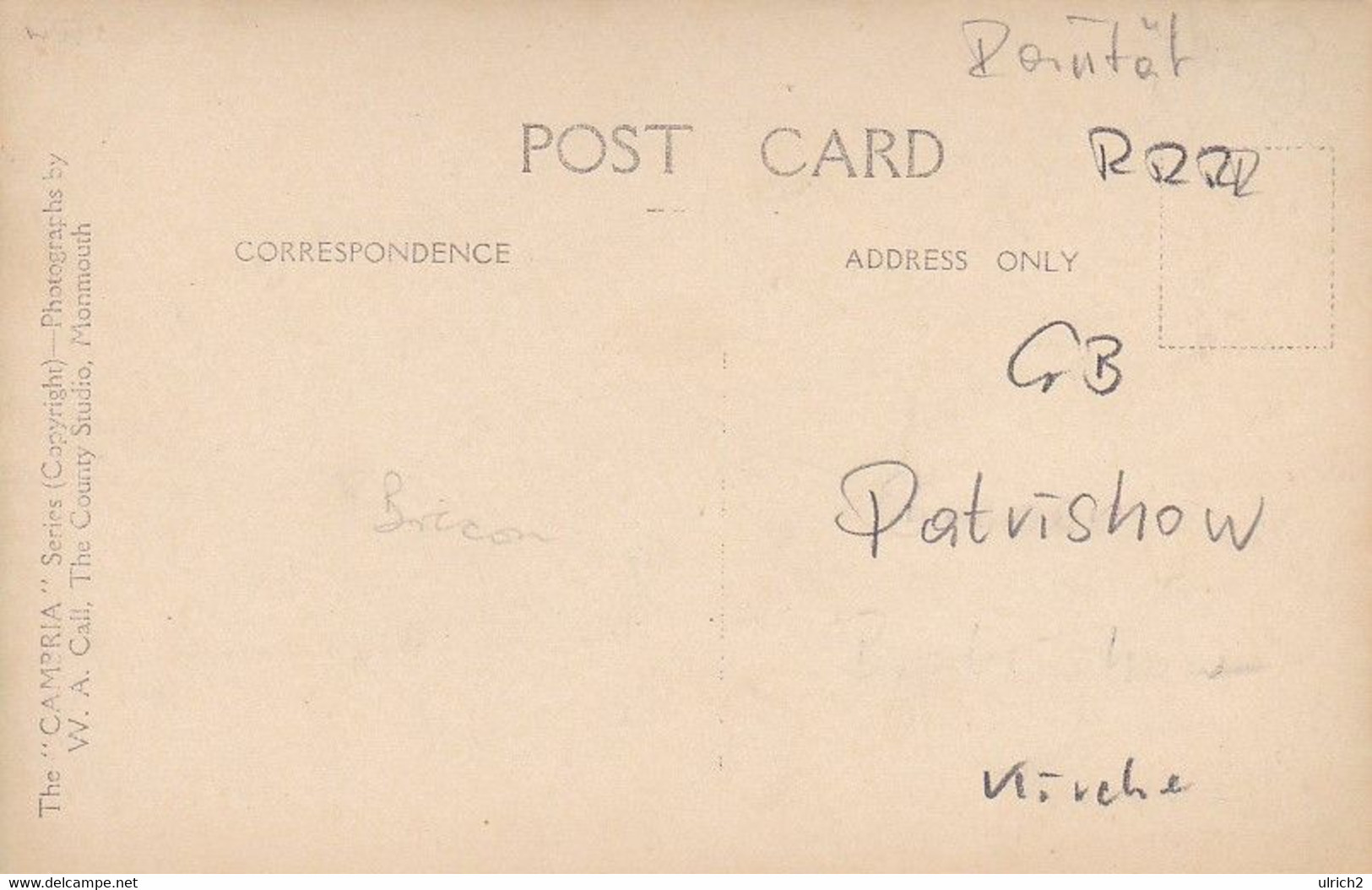 AK Partrishow  Patrishow - Wales - Church Kirche -  Ca. 1920 (54536) - Breconshire