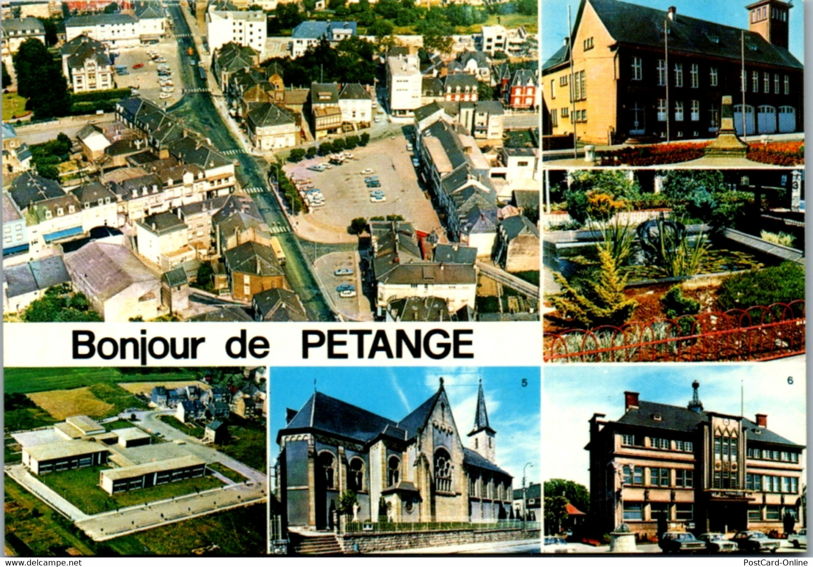 6919 - Luxemburg - Petange , Petingen , Hotel De Ville , St. Hubert , Borne Des Passeurs , Parc Municipal - Nicht Gelauf - Petingen