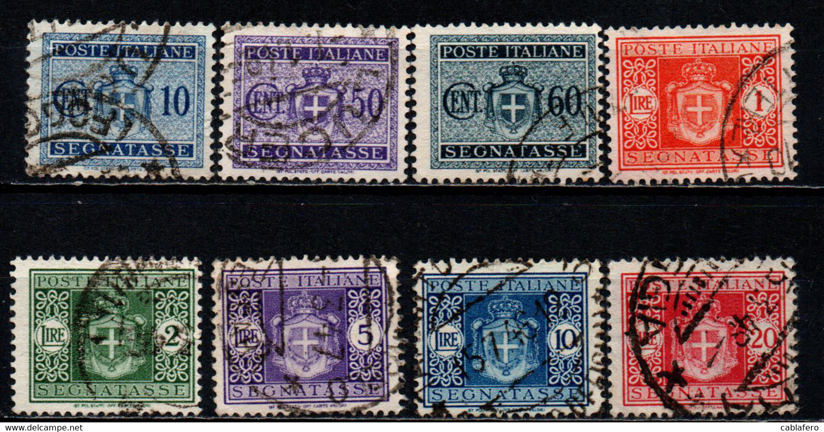 ITALIA LUOGOTENENZA - 1945 - SEGNATASSE SENZA FILIGRANA - USATI - Postage Due