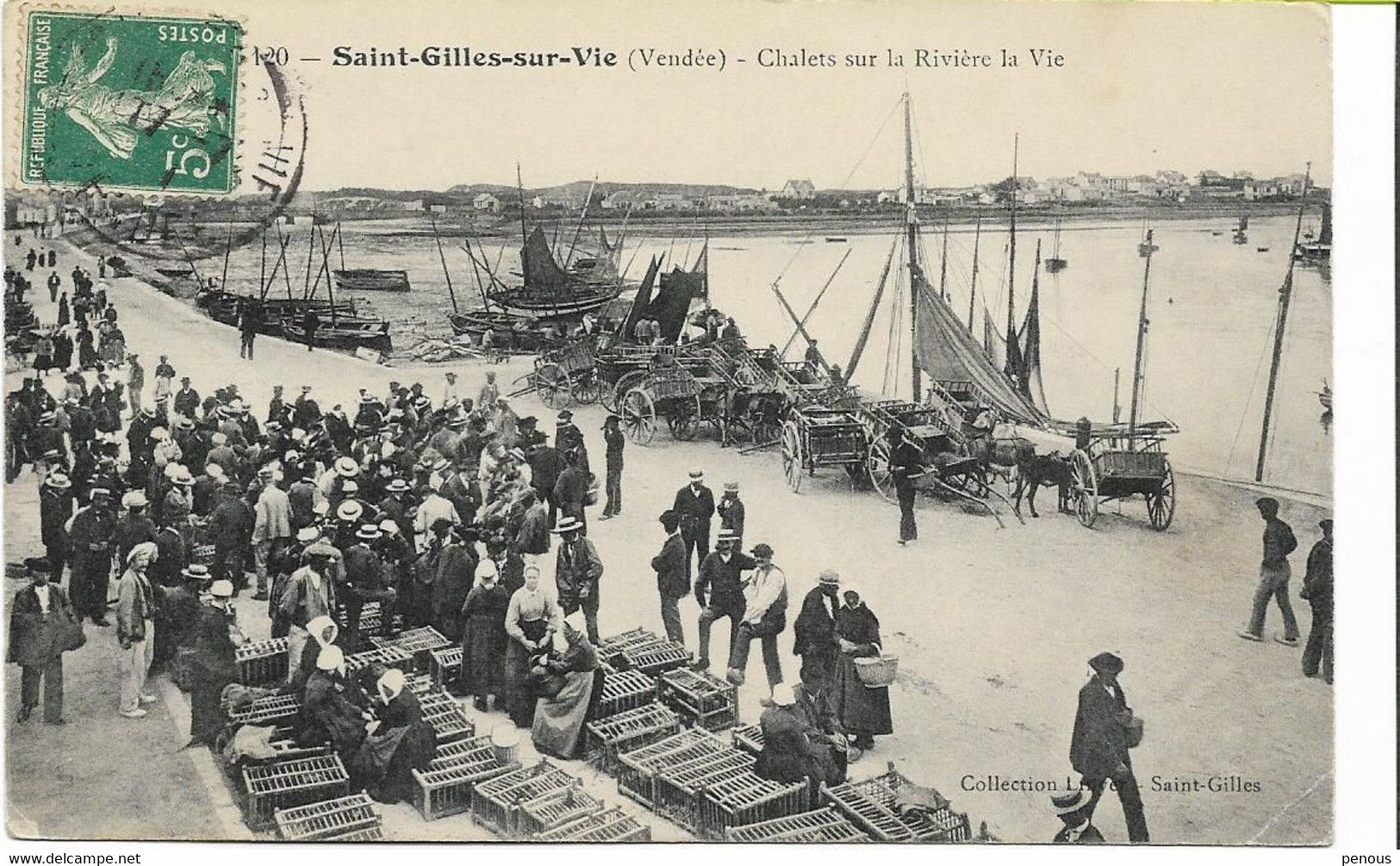 SAINT GILLES SUR VIE  Chalets Sur La Rivière La Vie (animation, Marché ) - Saint Gilles Croix De Vie