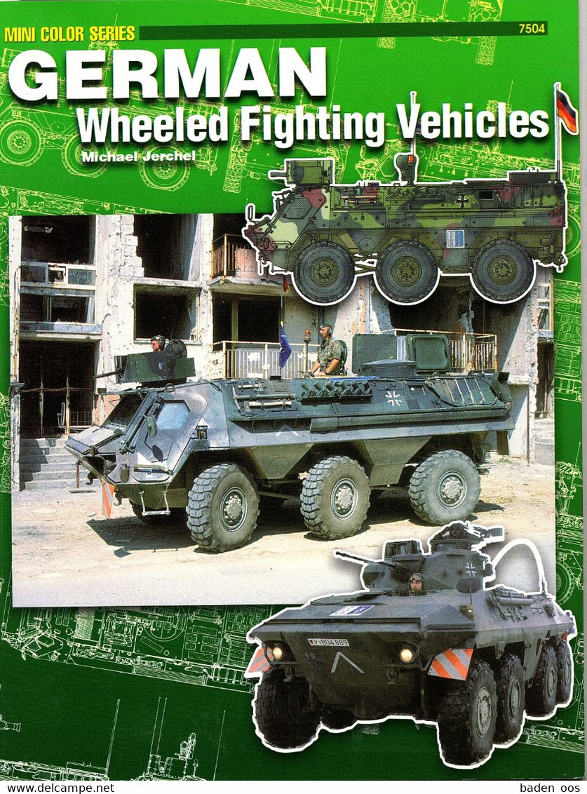 Mini Color Series German Wheeled Fighting Vehicles - Alemán